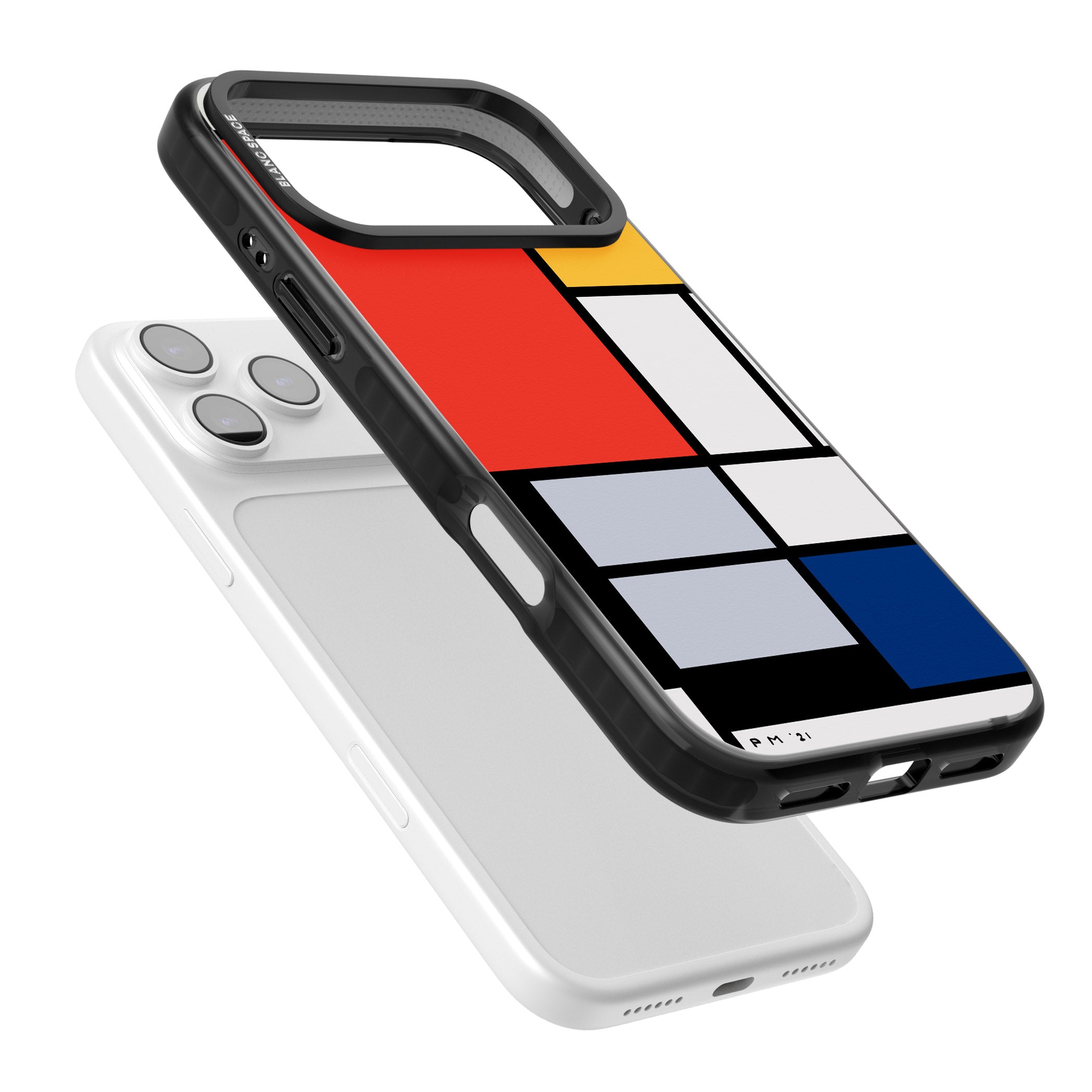 Piet Mondrian'S Composition iPhone 17 Pro Impact Pro Black Phone Case Colours