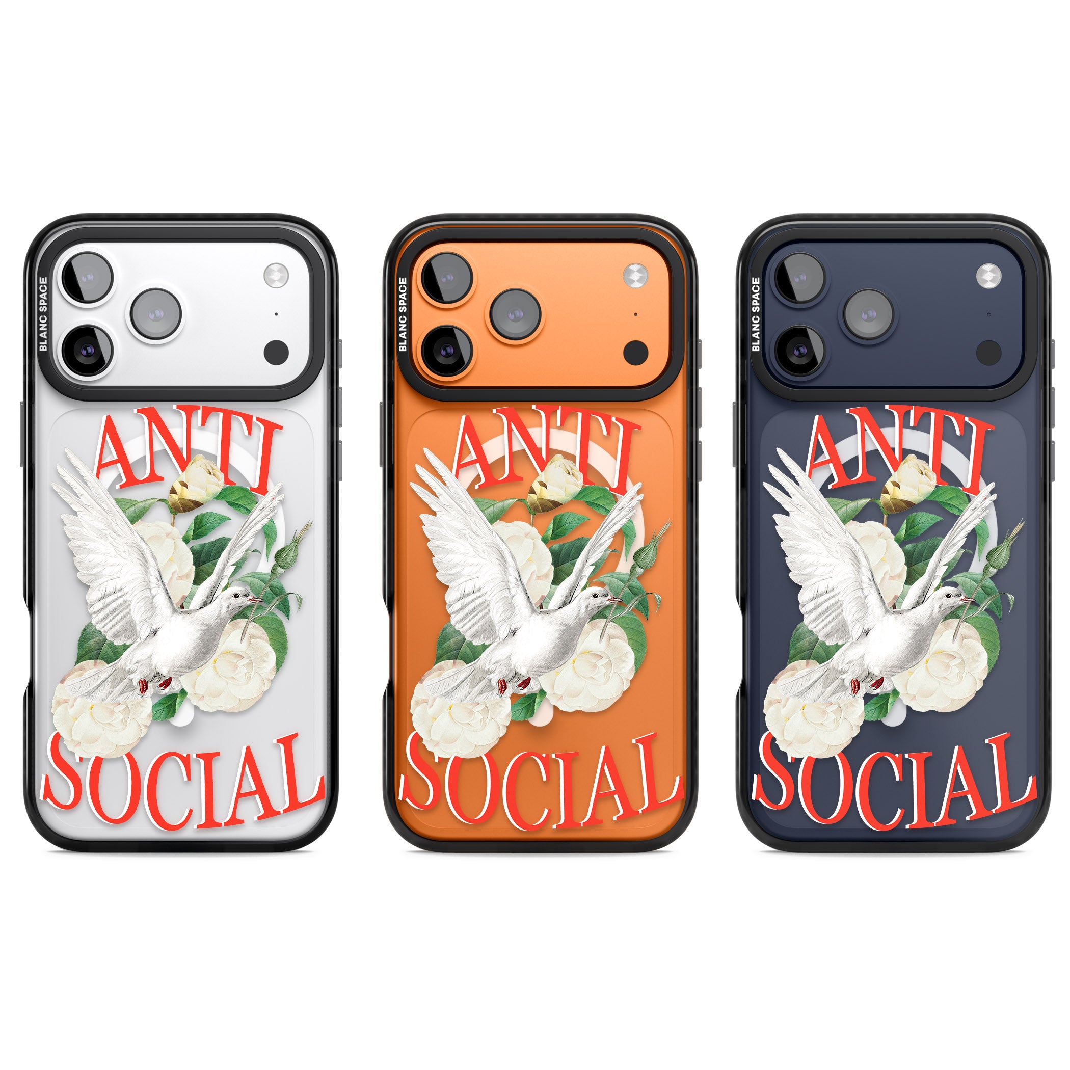 Anti Social iPhone 17 Pro Impact Pro Black Phone Case APT Impact Protection