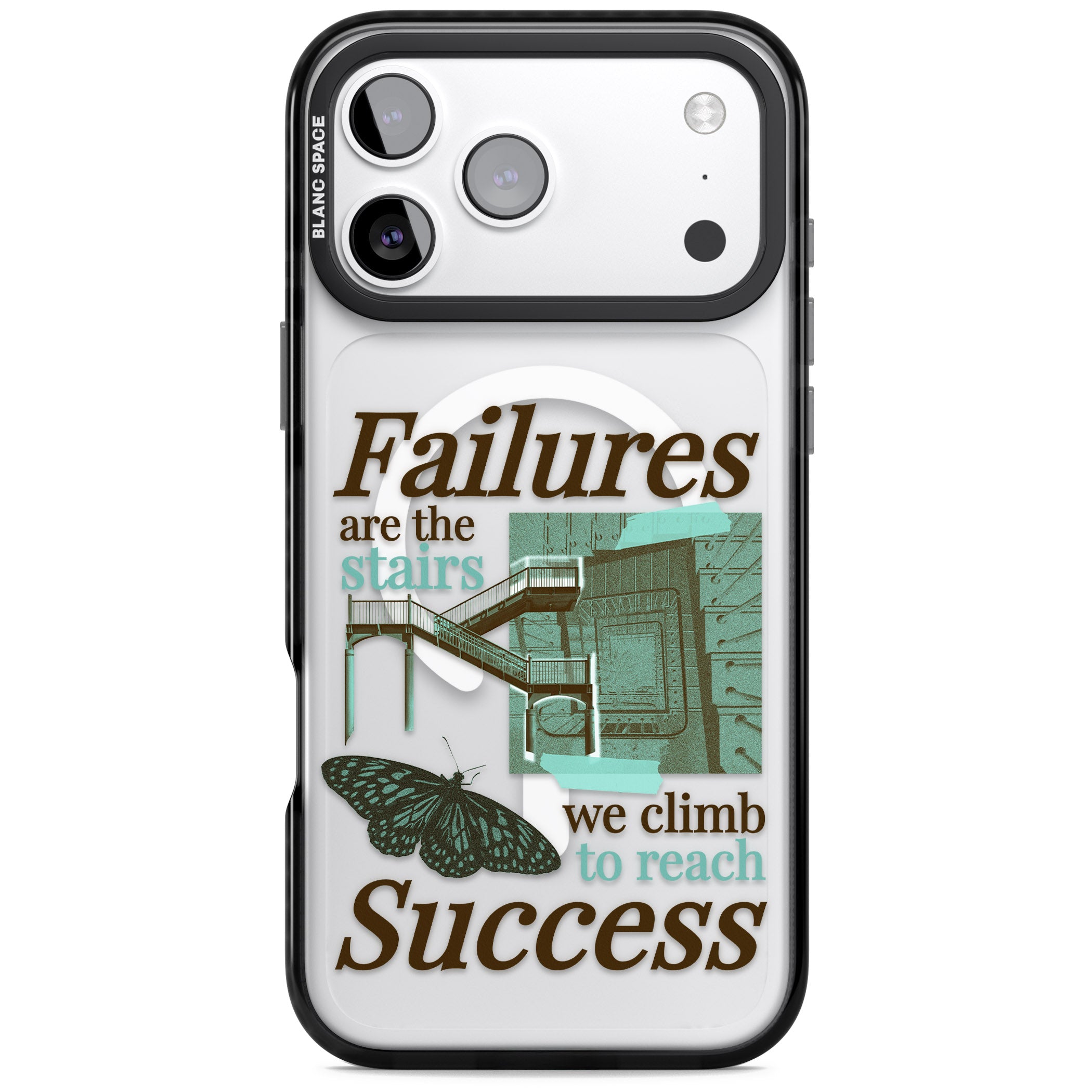 Fail To Succeed iPhone 17 Pro Impact Pro Black Phone Case