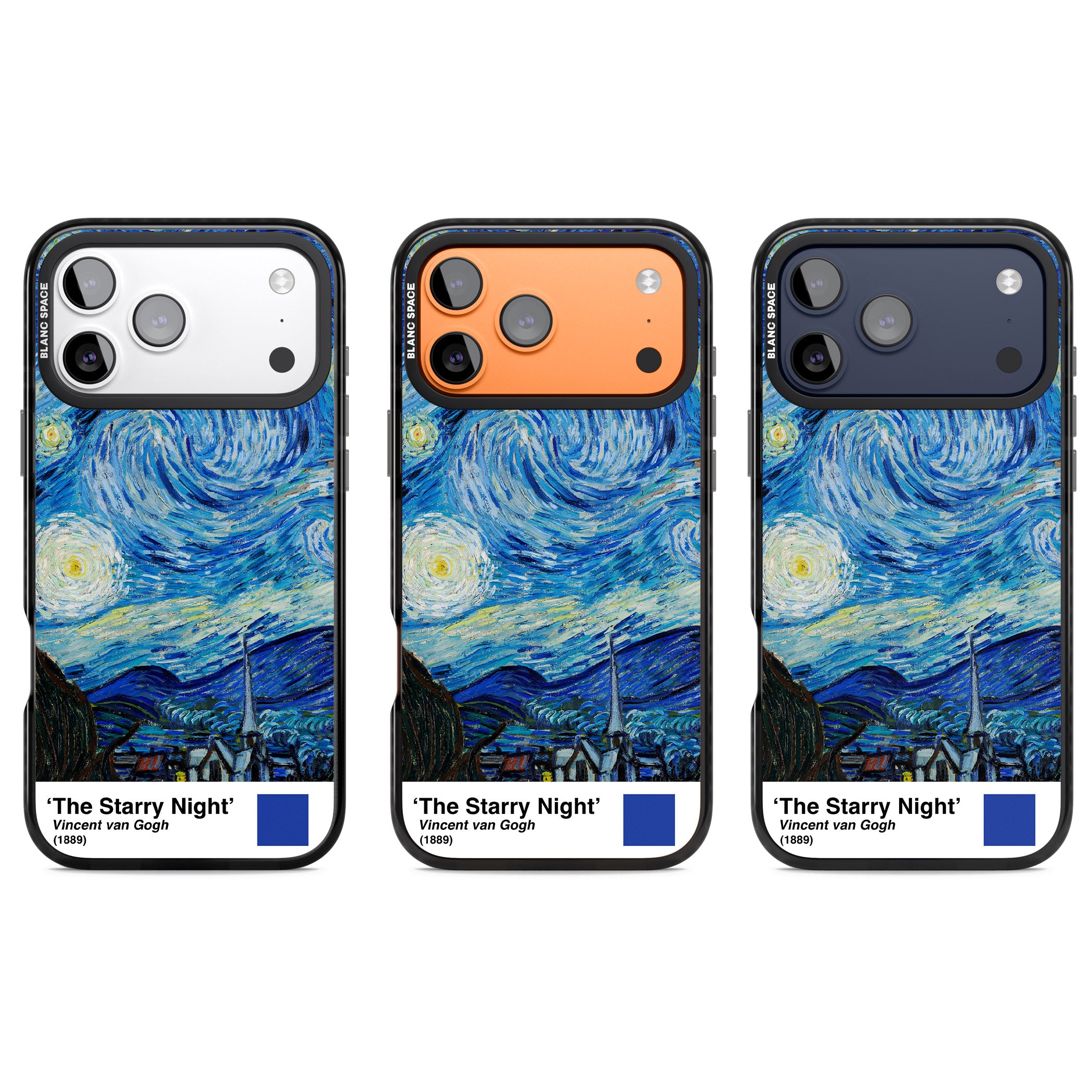 The Starry Night iPhone 17 Pro Impact Pro Black Phone Case APT Impact Protection