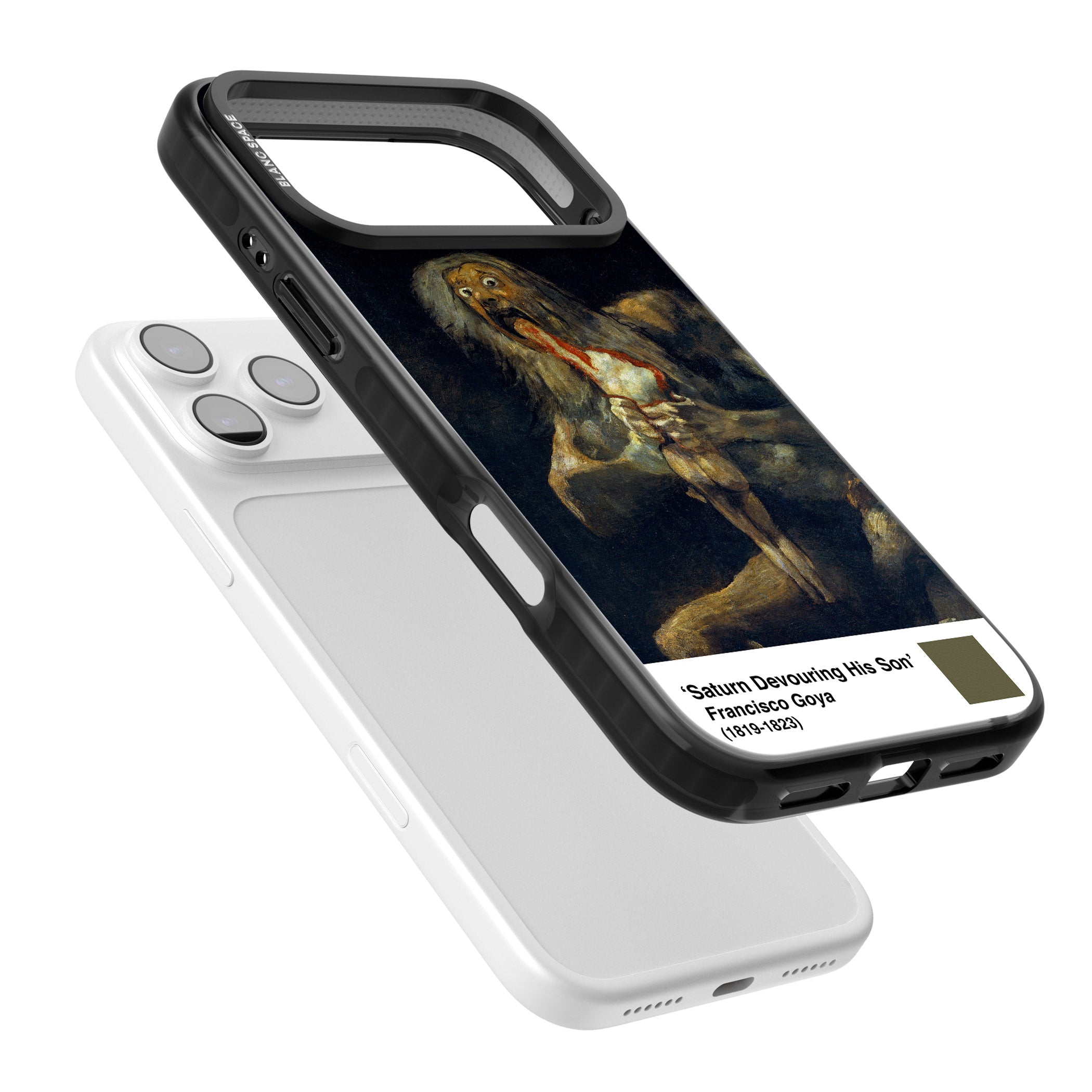 Saturn Devouring His Son iPhone 17 Pro Impact Pro Black Phone Case Colours