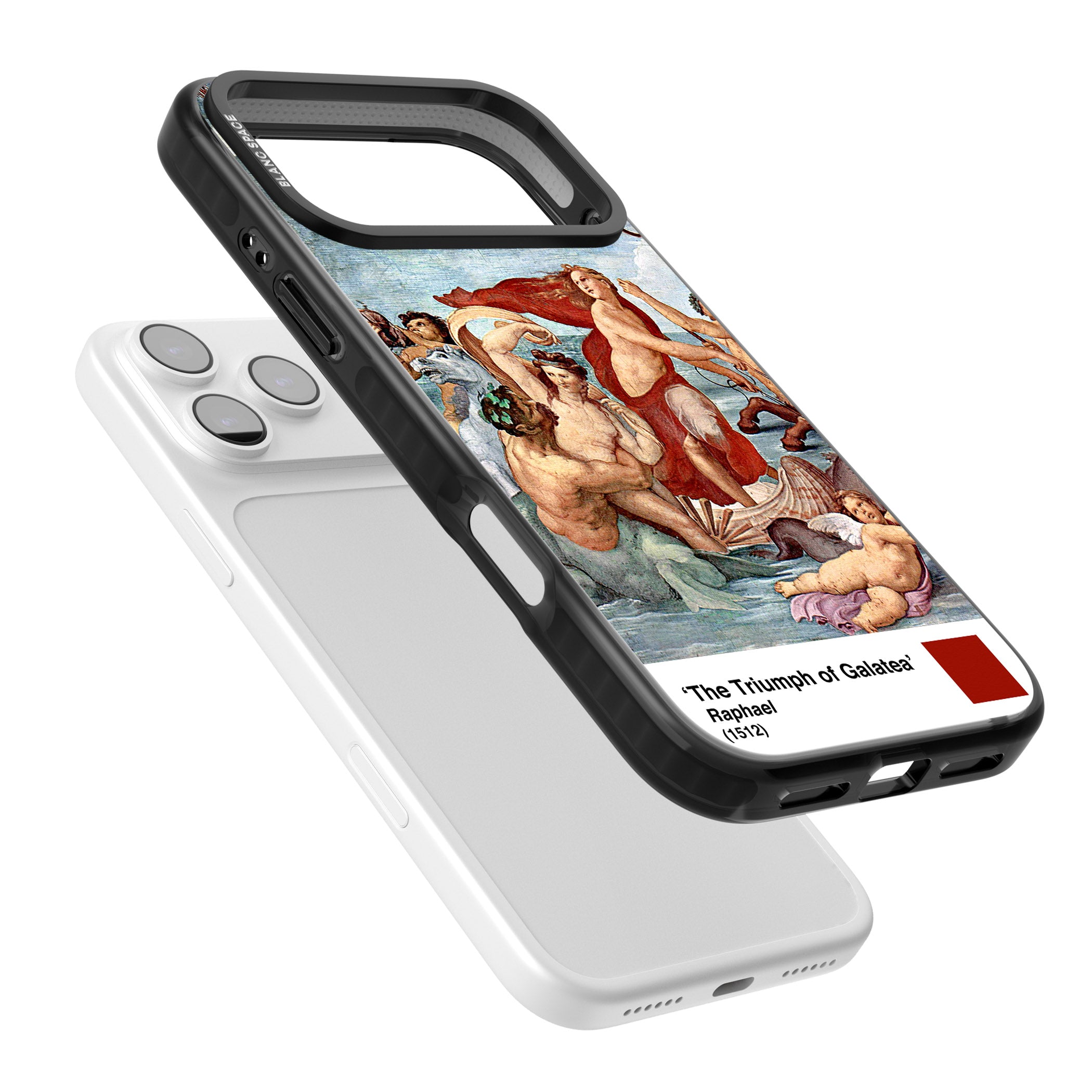 The Triumph Of Galatea iPhone 17 Pro Impact Pro Black Phone Case Colours