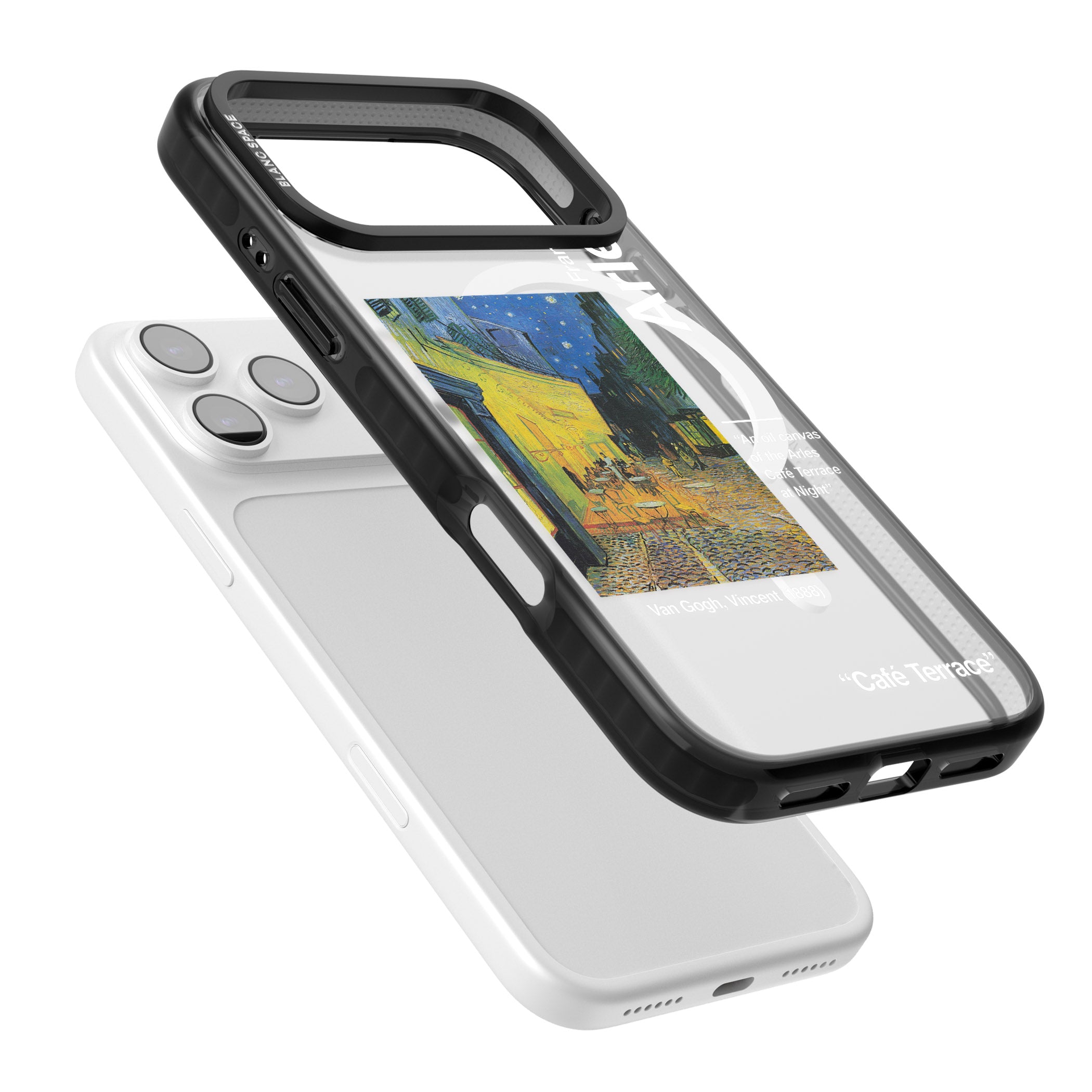 Cafe Terrace At Night iPhone 17 Pro Impact Pro Black Phone Case Colours