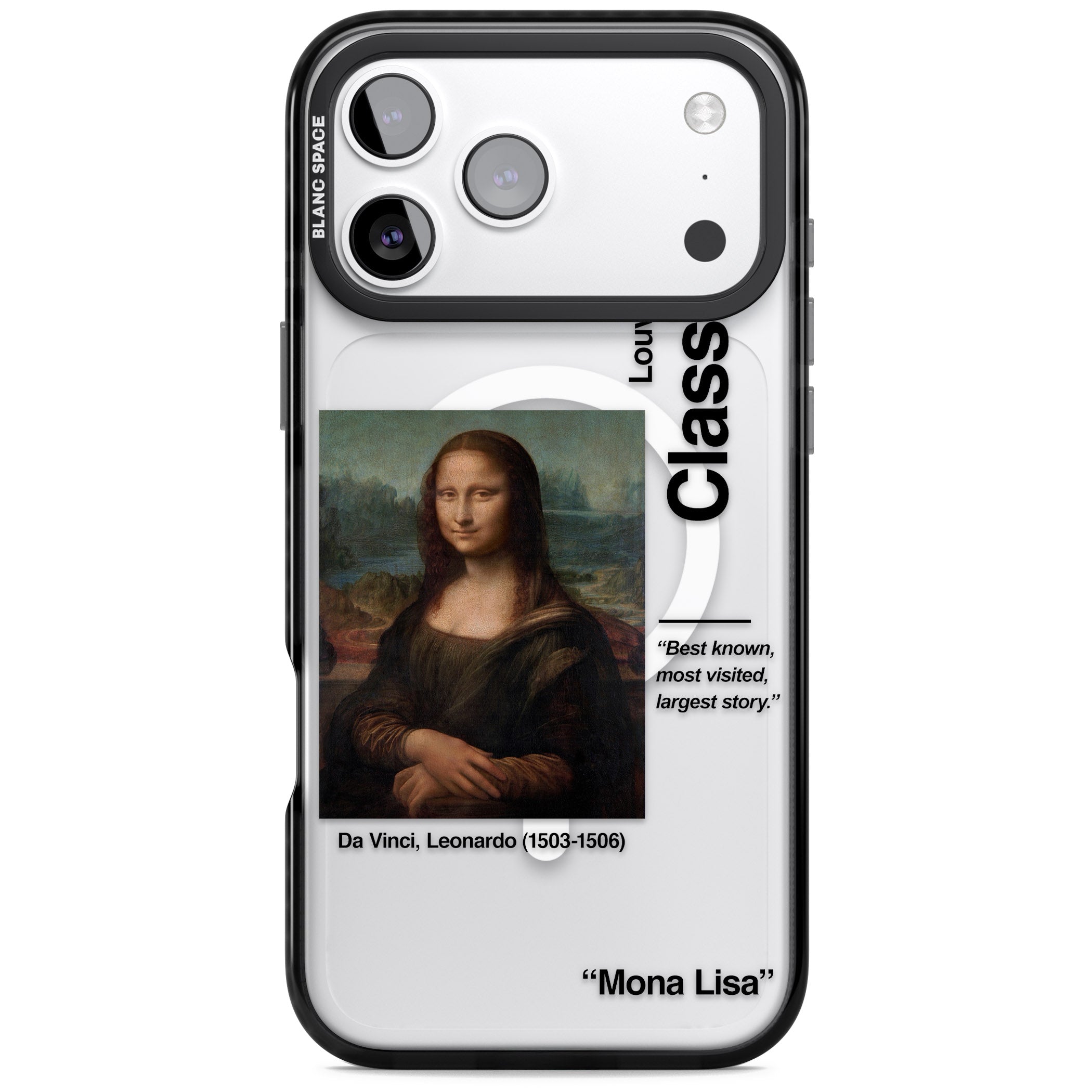 Mona Lisa Leonardo Da Vinci iPhone 17 Pro Impact Pro Black Phone Case