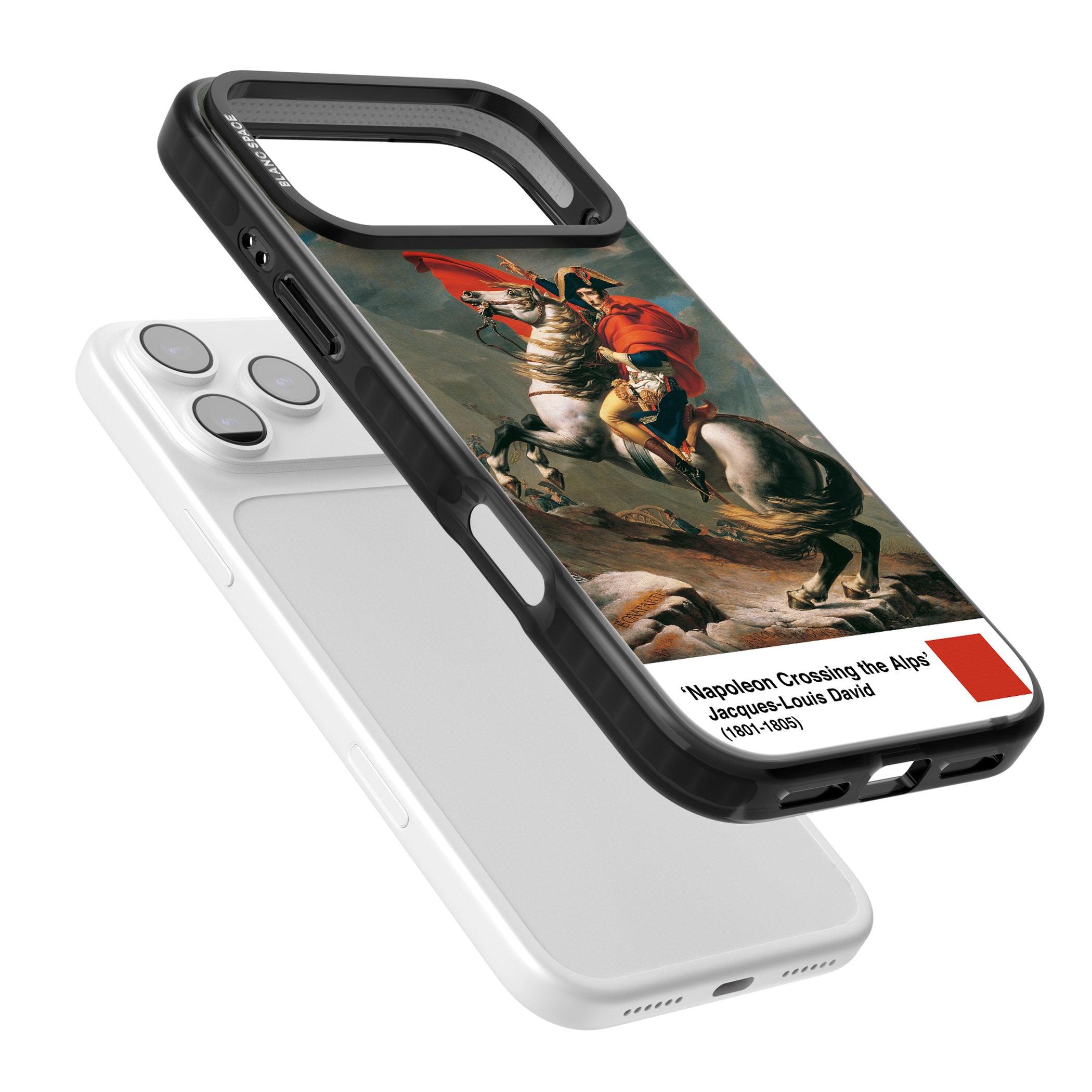 Napoleon Crossing The Alps iPhone 17 Pro Impact Pro Black Phone Case Colours