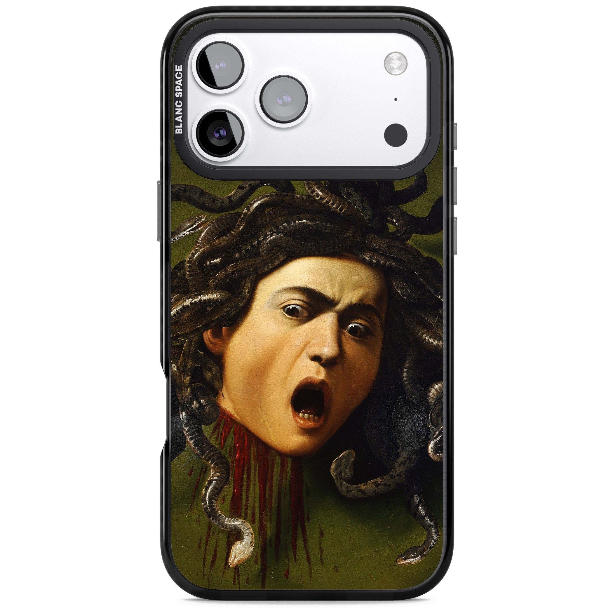 Head of Medusa iPhone 17 Pro Impact Pro Black Phone Case