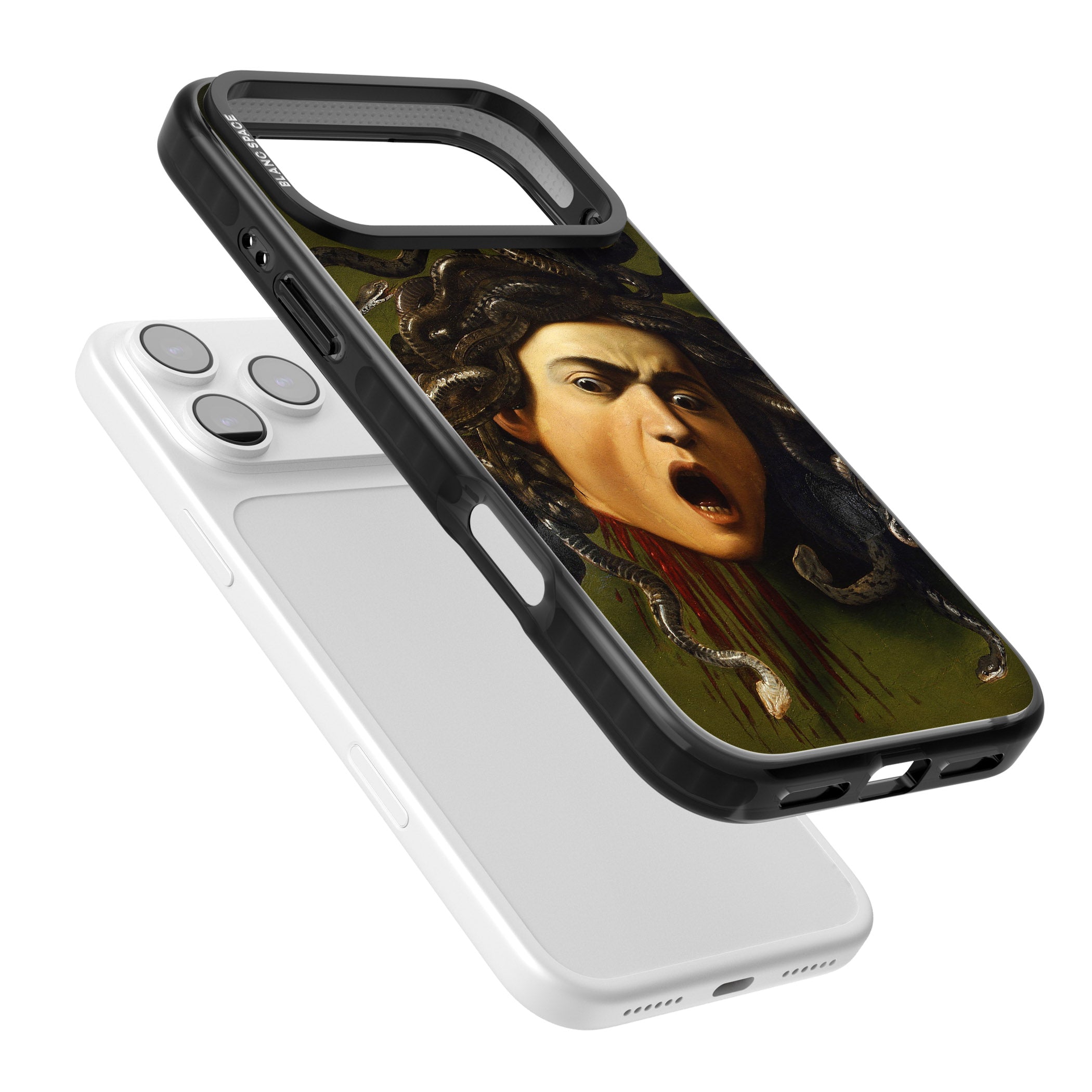 Head of Medusa iPhone 17 Pro Impact Pro Black Phone Case Colours