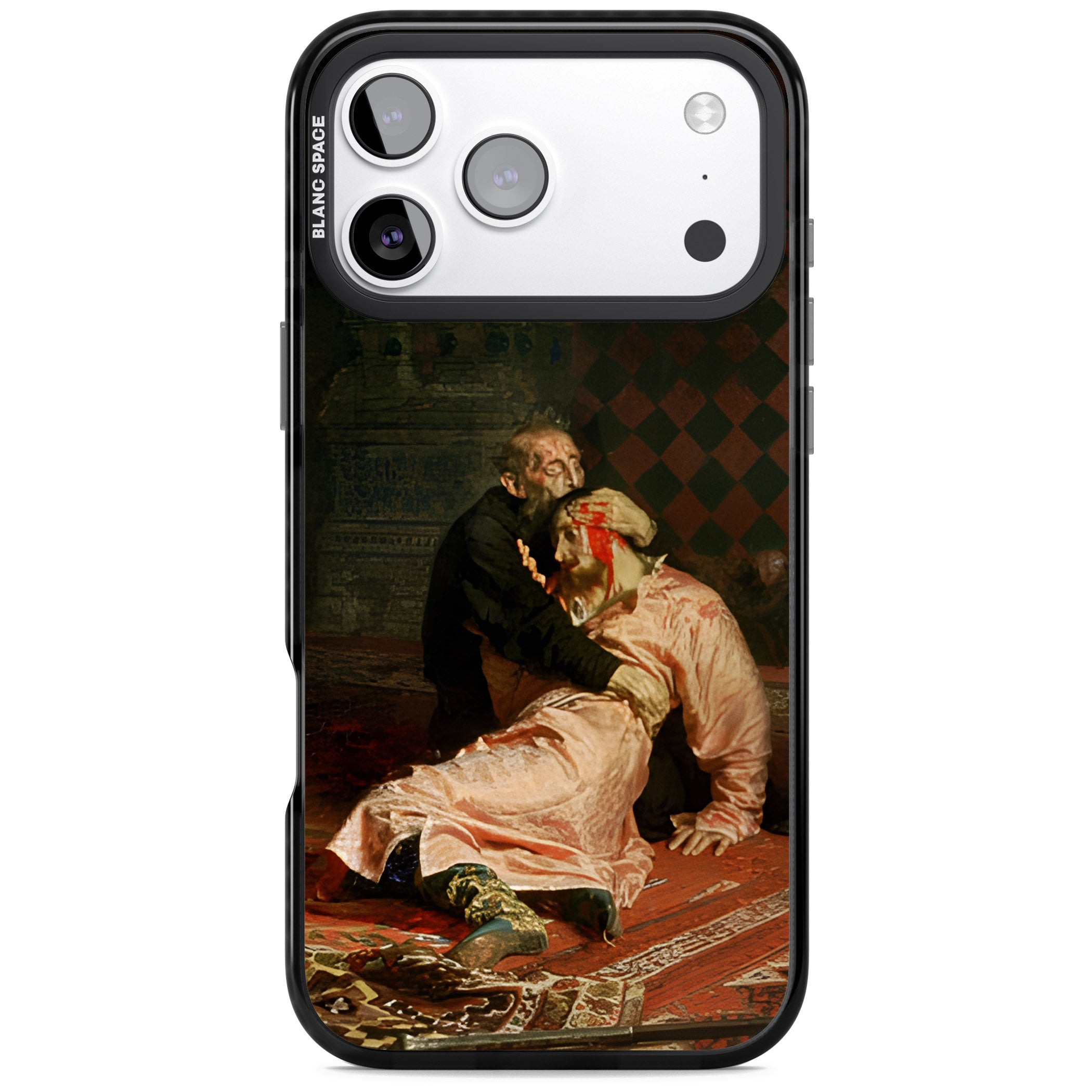 Ivan The Terrible & His Son iPhone 17 Pro Impact Pro Black Phone Case