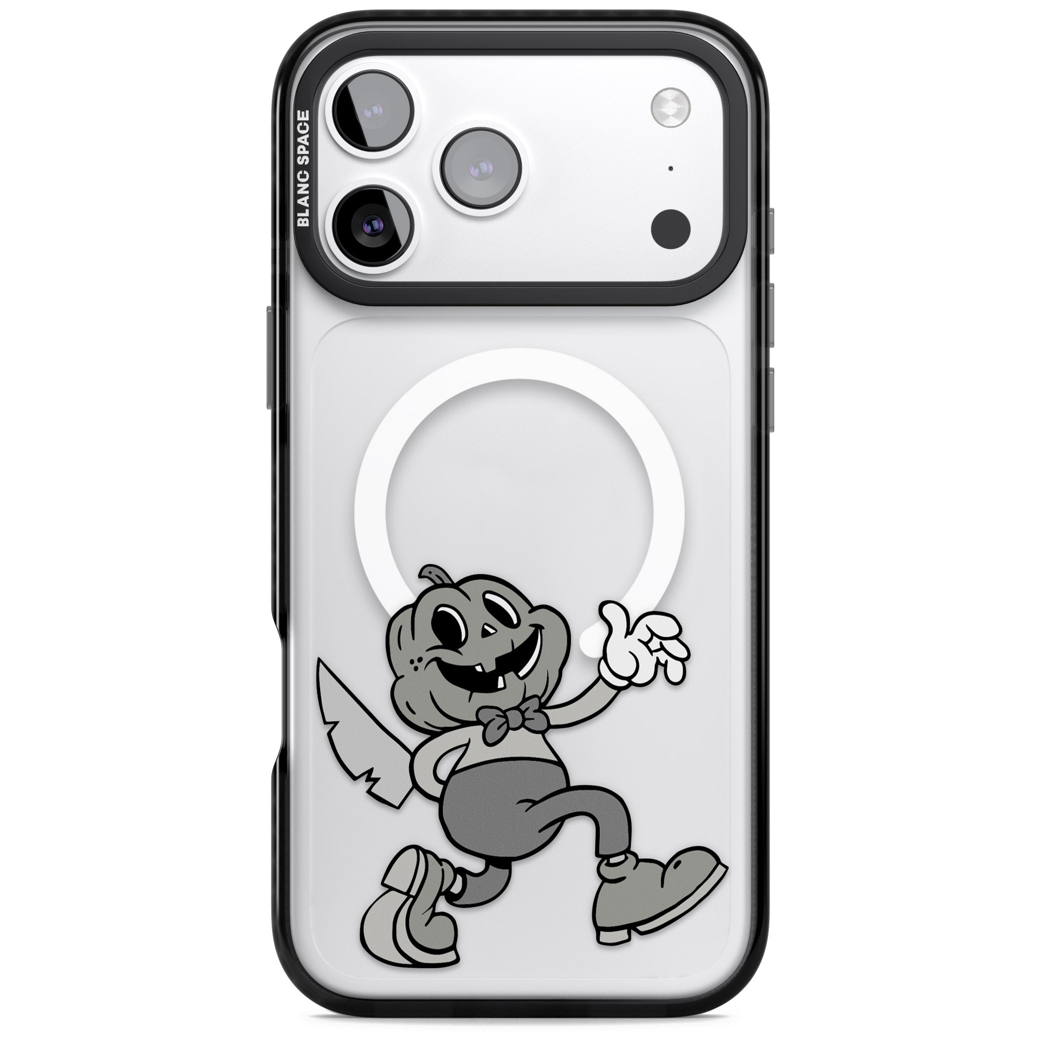 Jack O' Slasher iPhone 17 Pro Impact Pro Black Phone Case