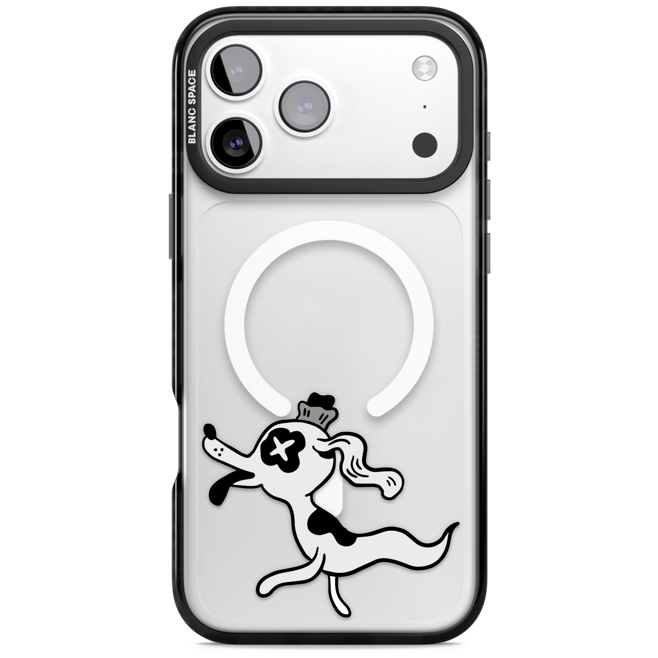 Dog Spirit iPhone 17 Pro Impact Pro Black Phone Case
