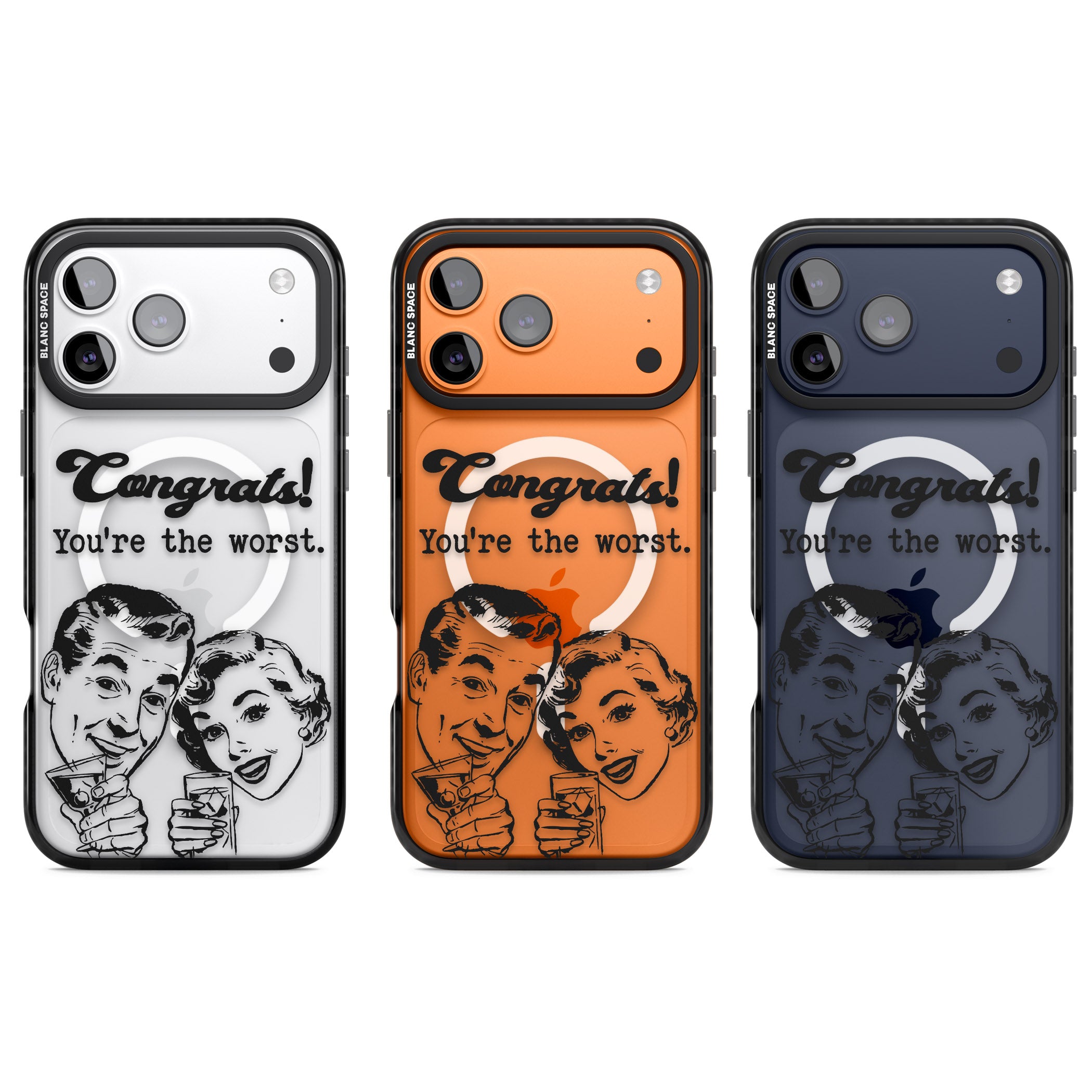 Congrats Youre The Worst iPhone 17 Pro Impact Pro Black Phone Case APT Impact Protection