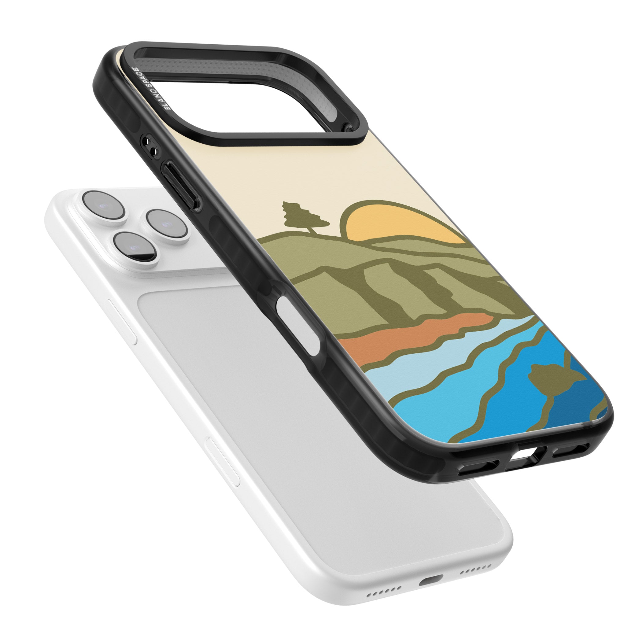 North Sunset iPhone 17 Pro Impact Pro Black Phone Case Colours