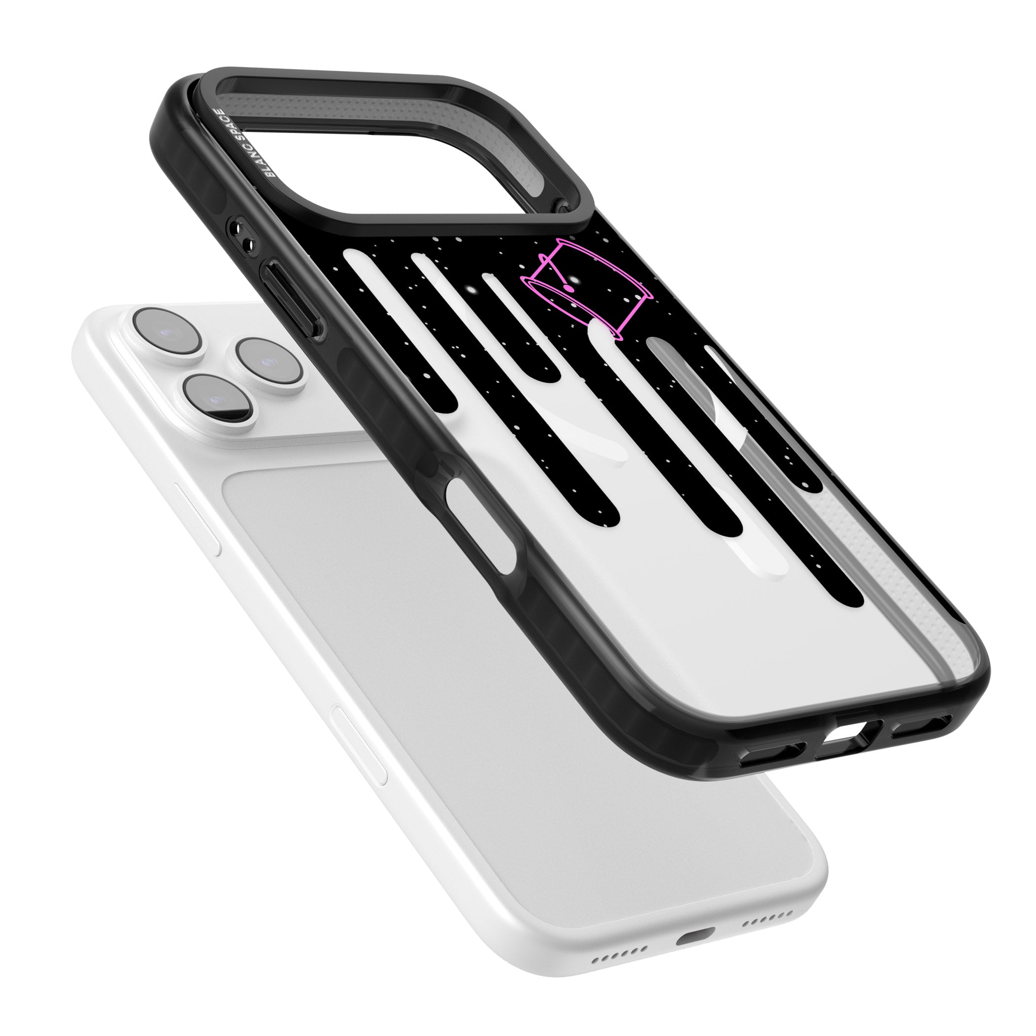 Cosmic Drip iPhone 17 Pro Impact Pro Black Phone Case Colours