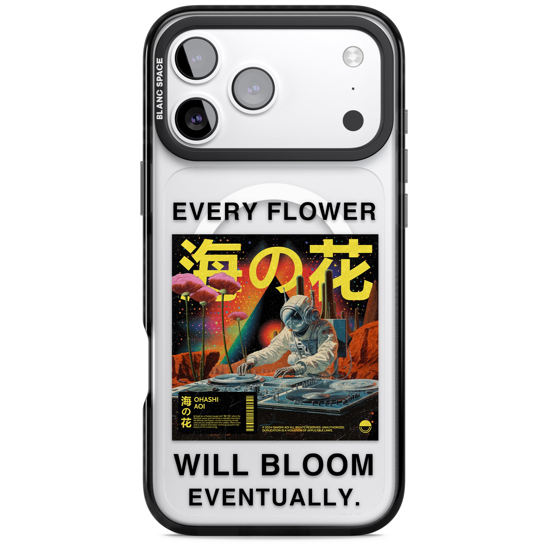 Every Flower Will Bloom Eventually iPhone 17 Pro Impact Pro Black Phone Case