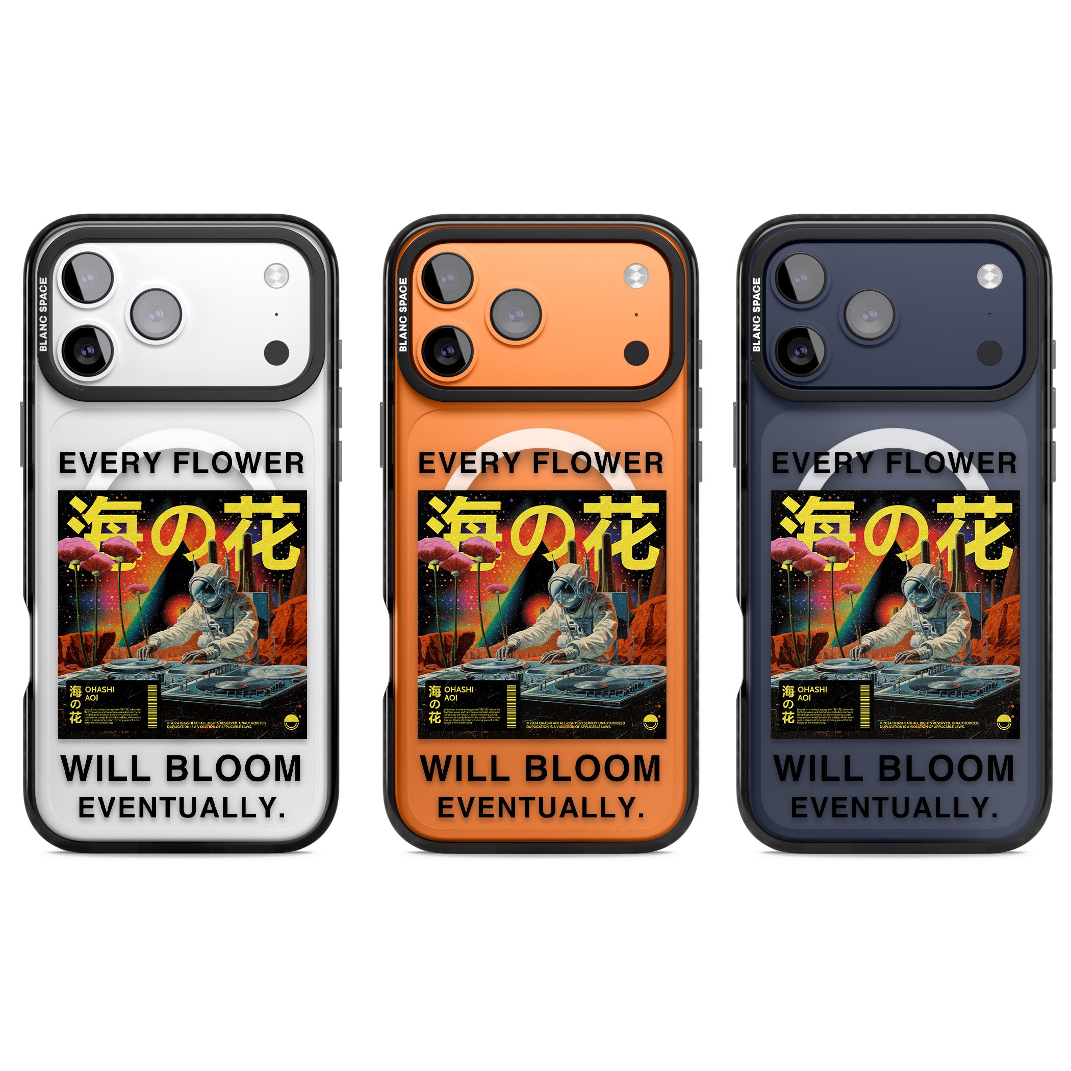 Every Flower Will Bloom Eventually iPhone 17 Pro Impact Pro Black Phone Case APT Impact Protection