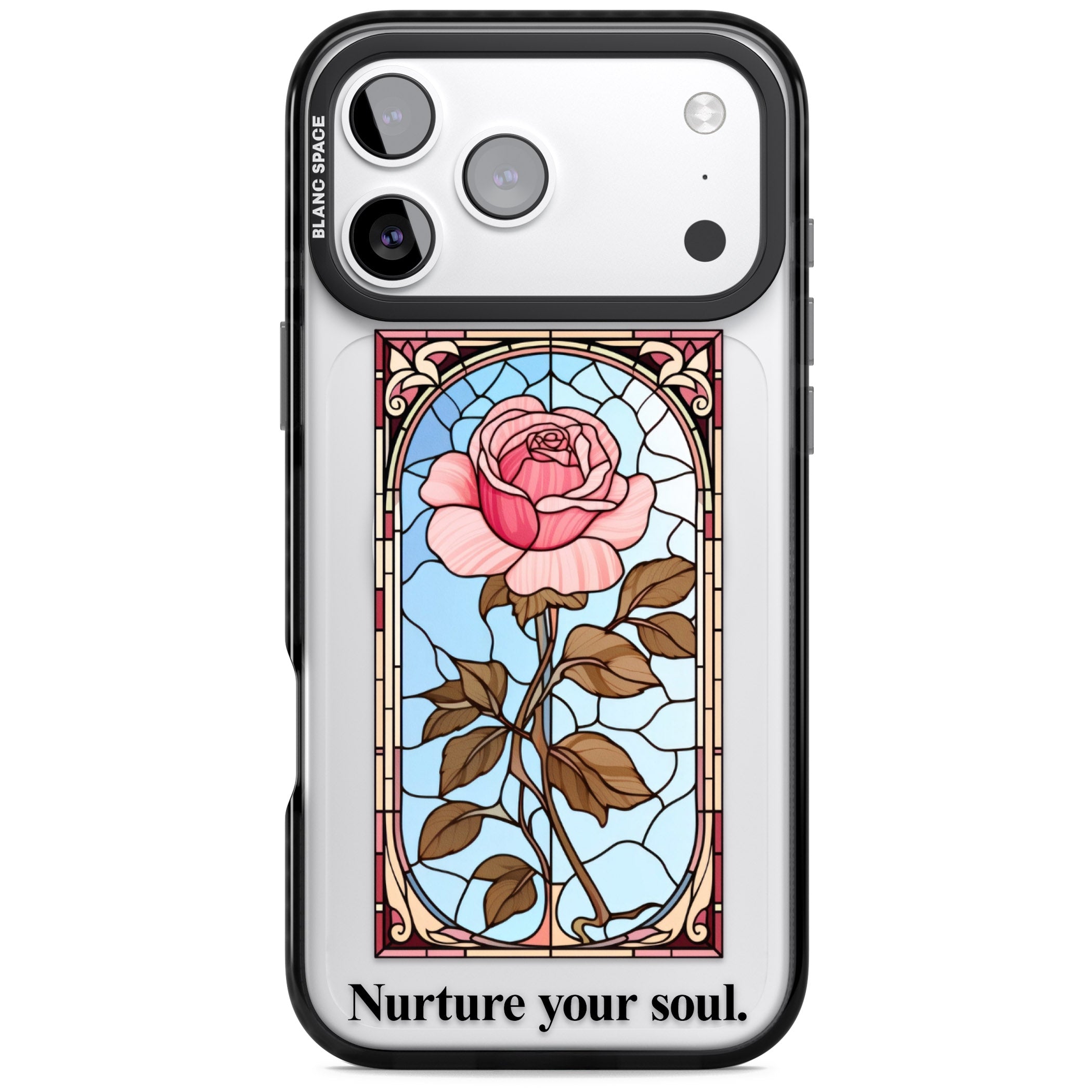 Nurture Your Soul iPhone 17 Pro Impact Pro Black Phone Case