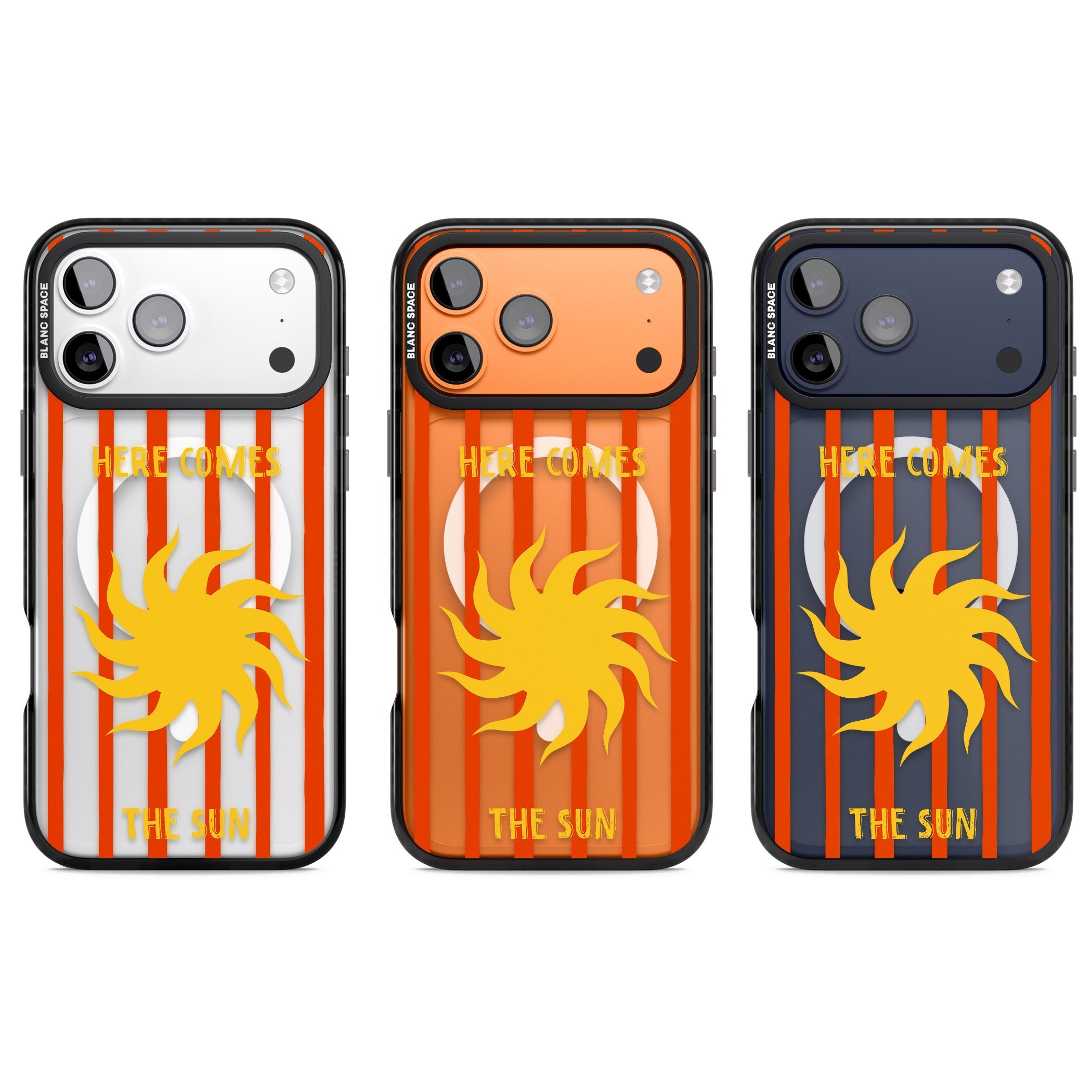 Here Comes The Sun iPhone 17 Pro Impact Pro Black Phone Case APT Impact Protection