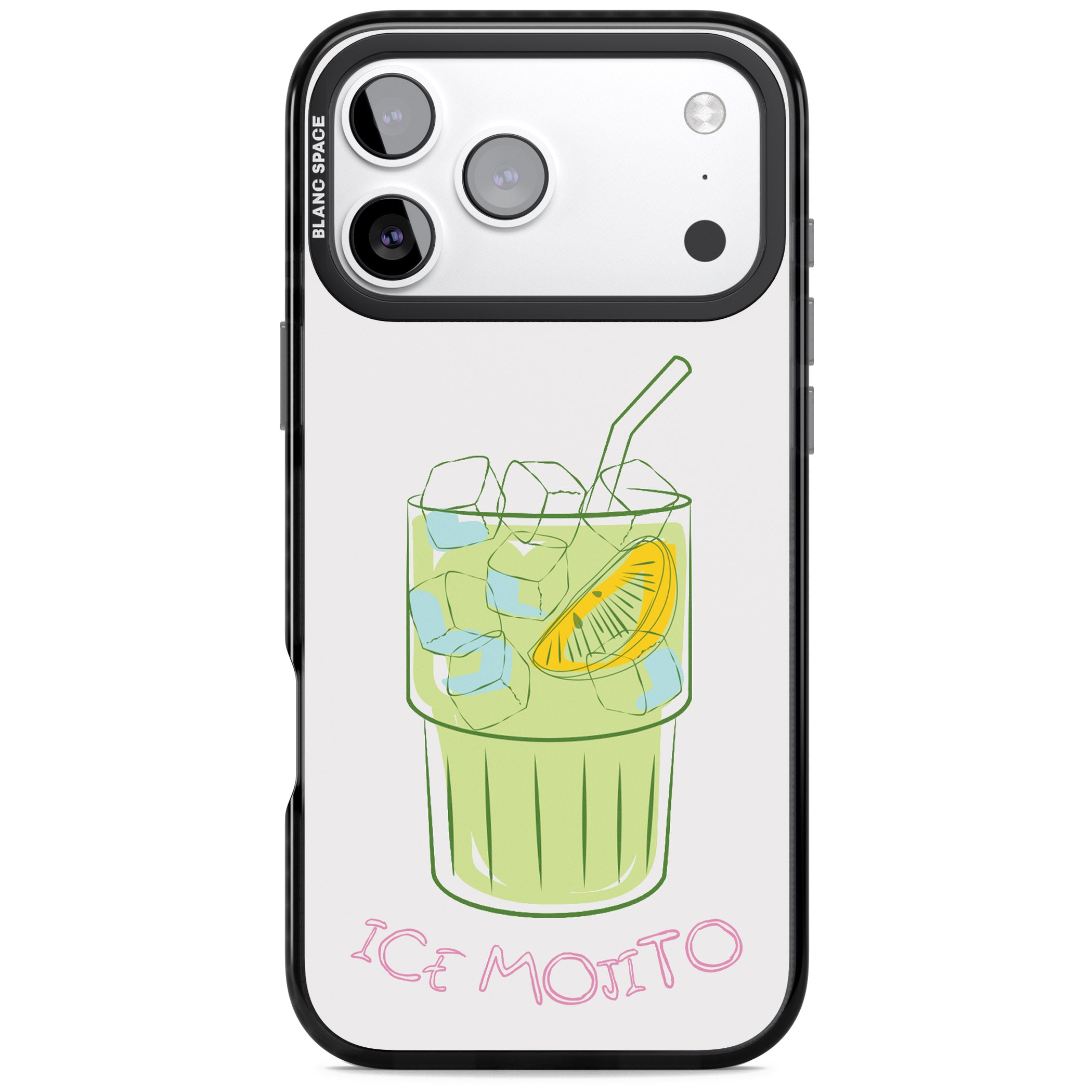 Ice Mojito iPhone 17 Pro Impact Pro Black Phone Case
