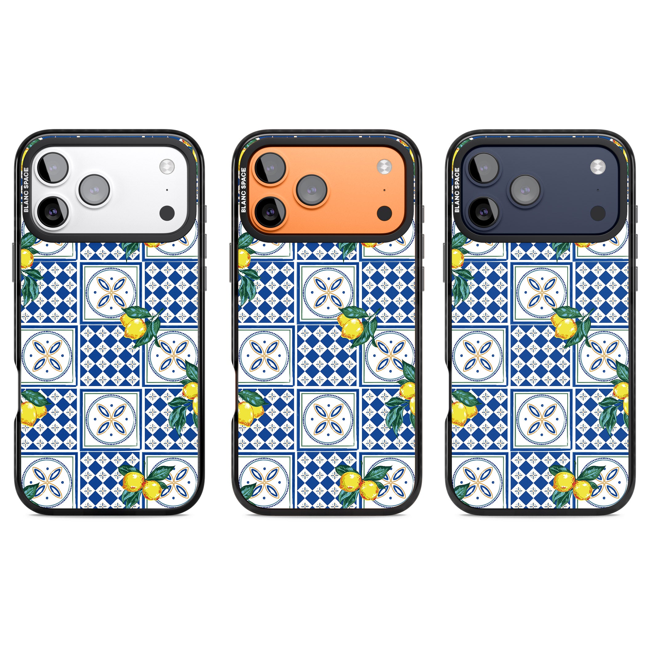 Lemon Tiles iPhone 17 Pro Impact Pro Black Phone Case APT Impact Protection