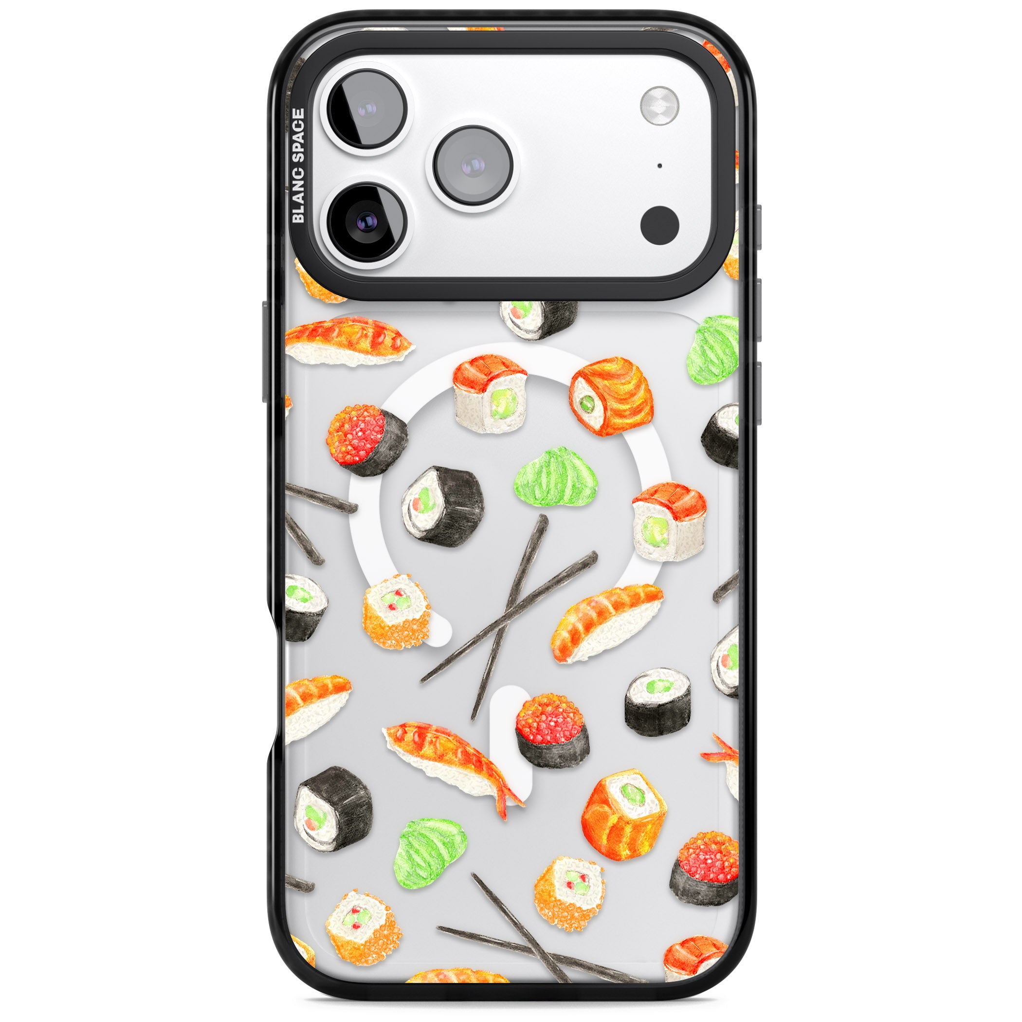 Sushi iPhone 17 Pro Impact Pro Black Phone Case