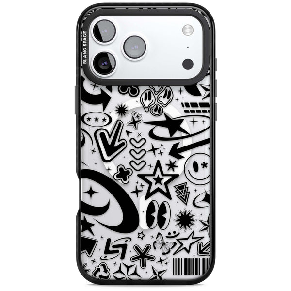 Black Y2K Pattern