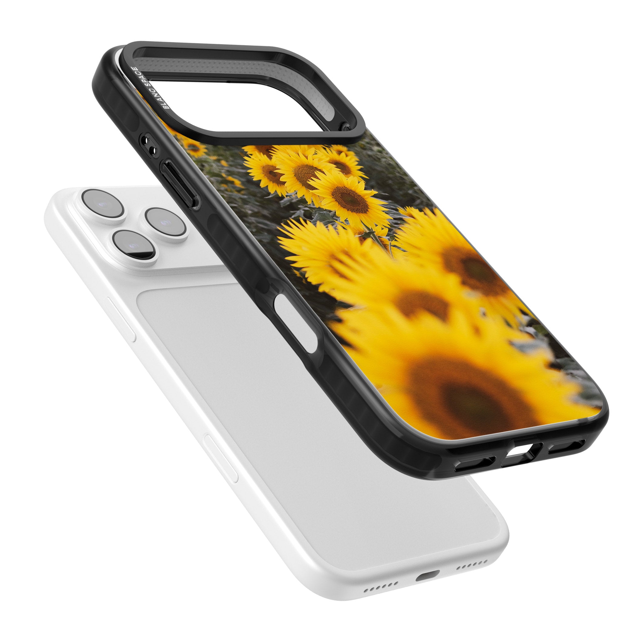 Sunflower Field iPhone 17 Pro Impact Black Phone Case Colours