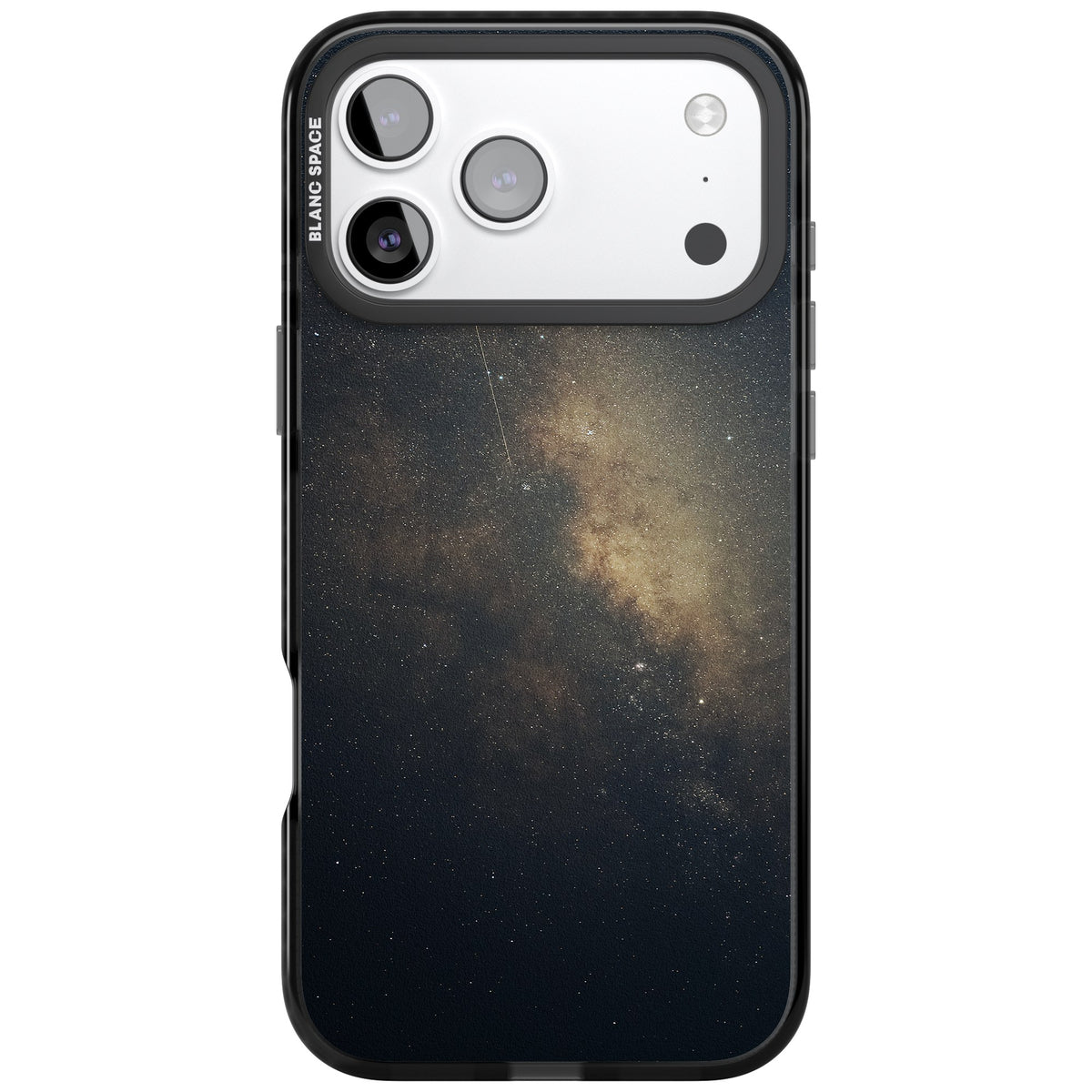 Cosmic Night Sky iPhone 17 Pro Max Impact Black Phone Case front