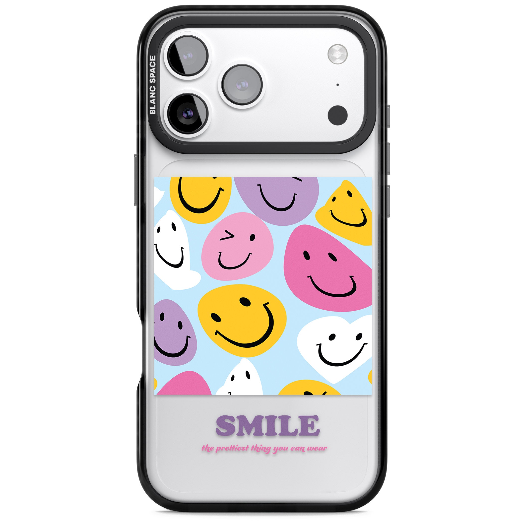 A Smile iPhone 17 Pro Impact Black Phone Case