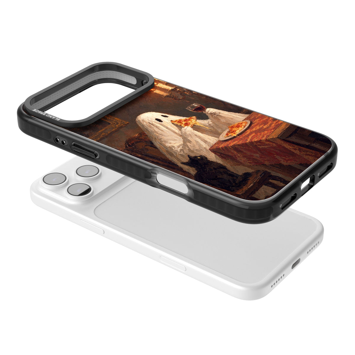 Lonely Night In iPhone 17 Pro Max Impact Black Phone Case angled