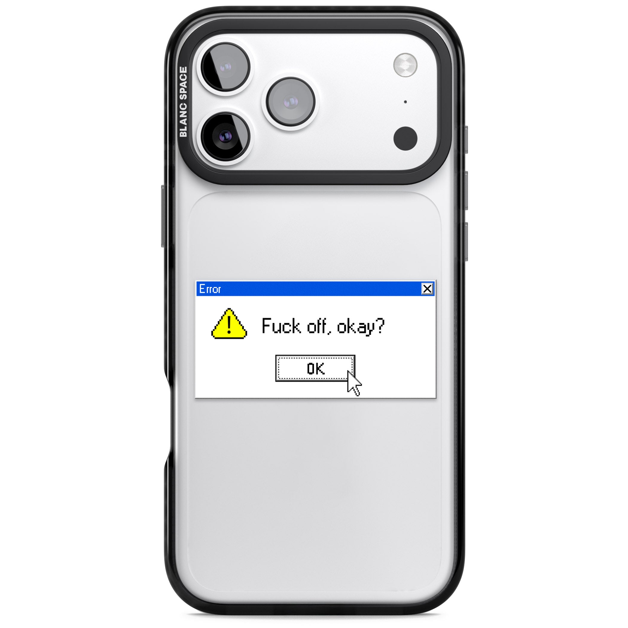 F Ck Off Okay Exe iPhone 17 Pro Impact Black Phone Case