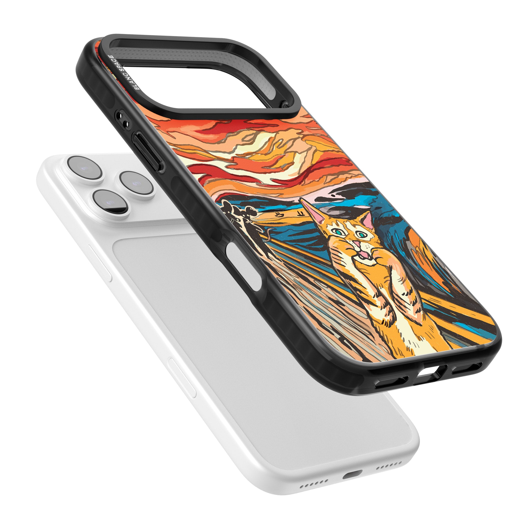 The Meow Cat Wallpaper iPhone Case | Blanc Space