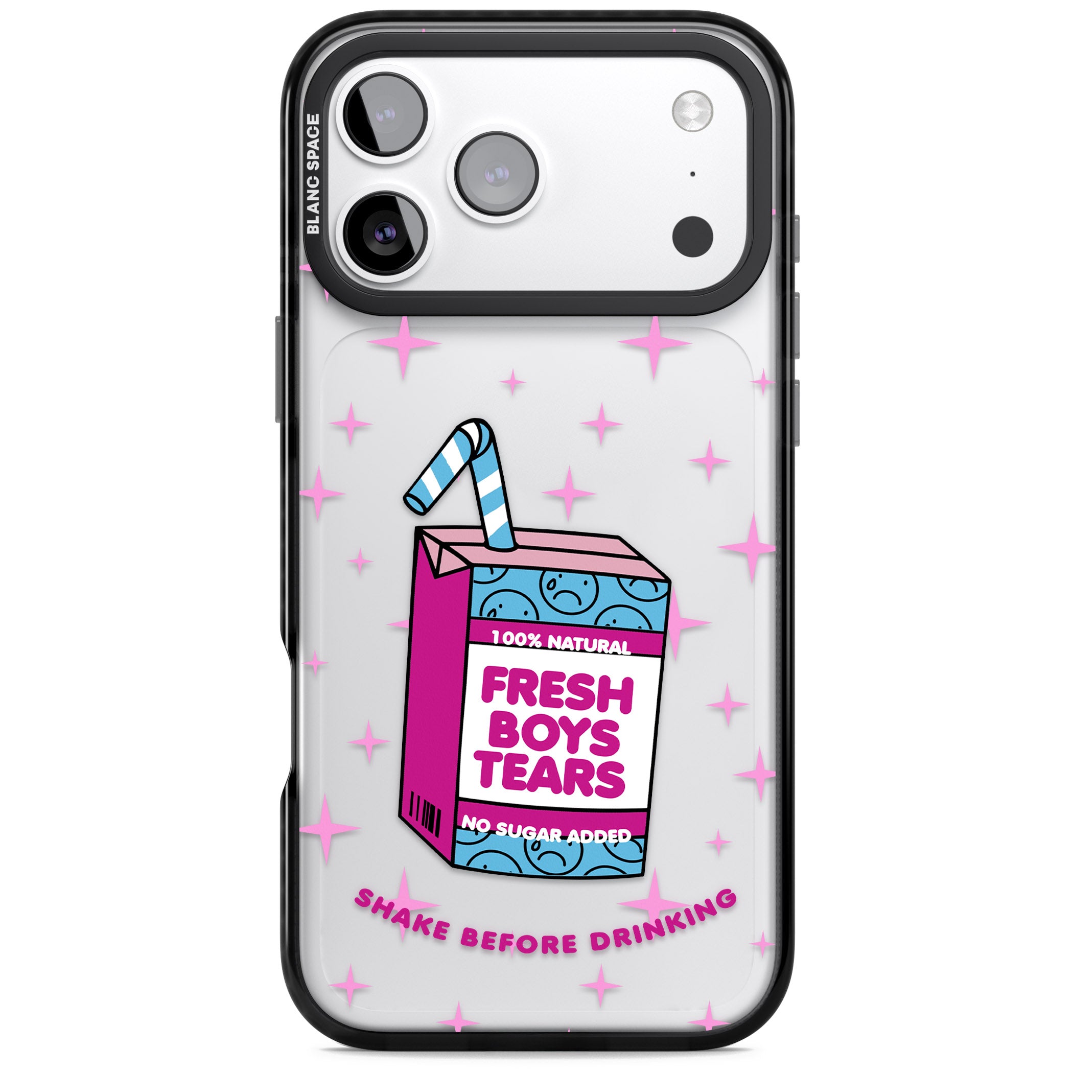 Boy Tears iPhone 17 Pro Impact Black Phone Case