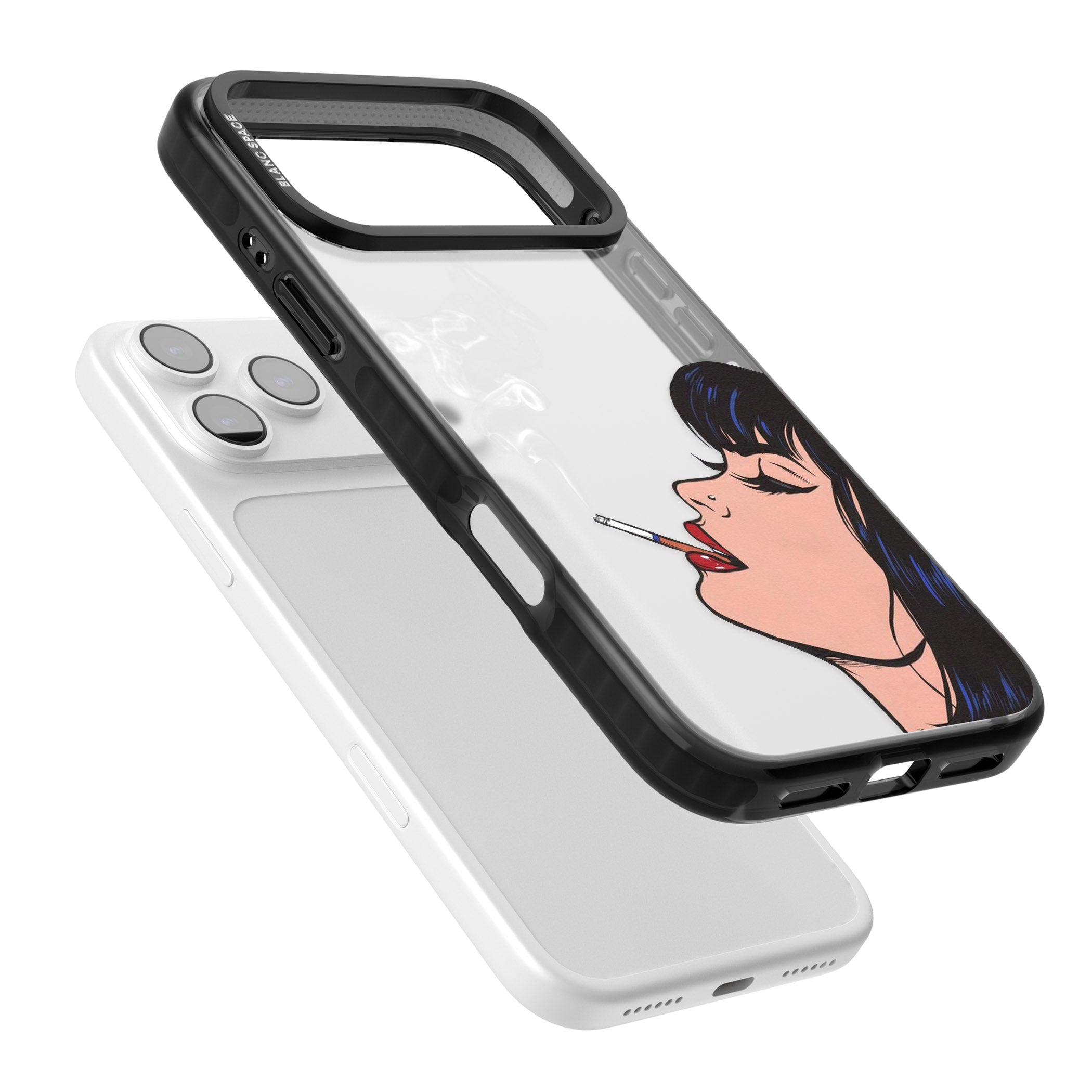 Stress Relief Pop Art iPhone 17 Pro Impact Black Phone Case Colours