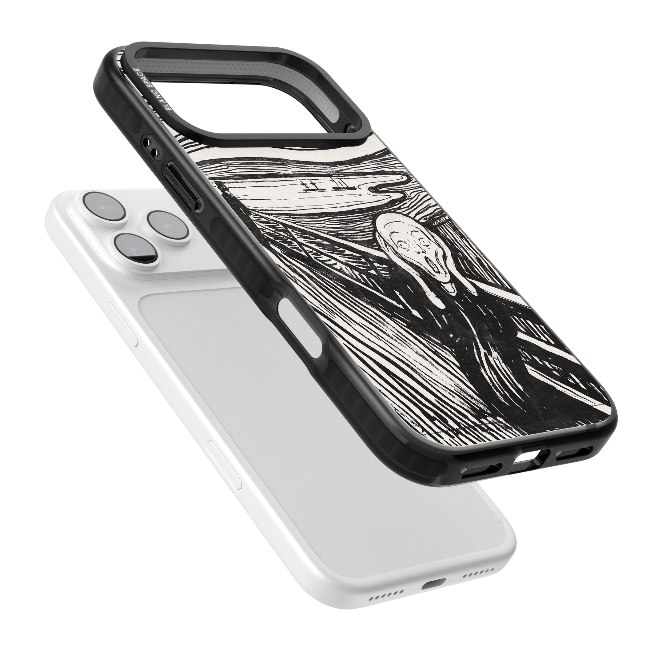 The Scream iPhone 17 Pro Impact Black Phone Case Colours