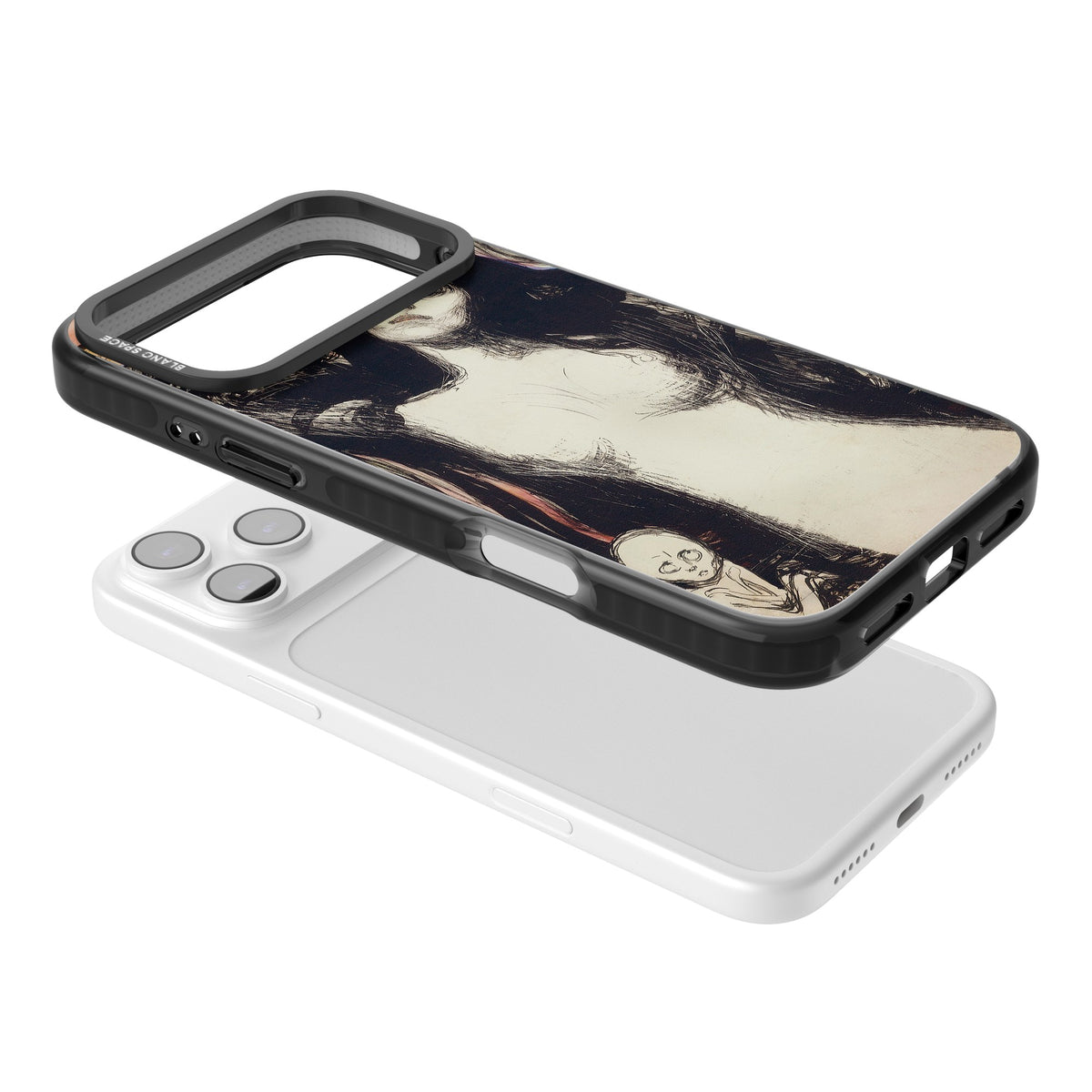 Madonna iPhone 17 Pro Max Impact Black Phone Case angled