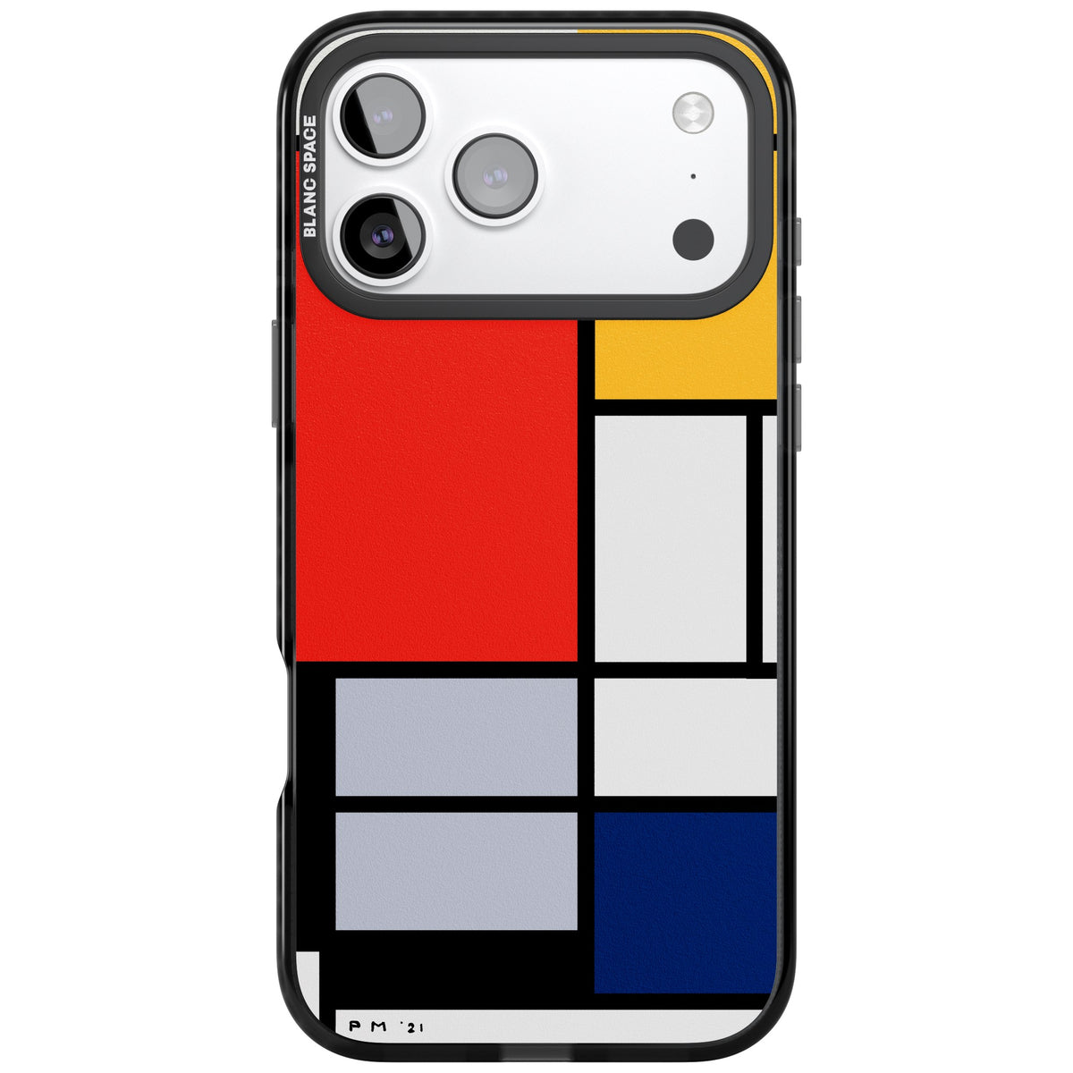 Piet Mondrian's Composition iPhone 17 Pro Max Impact Black Phone Case front