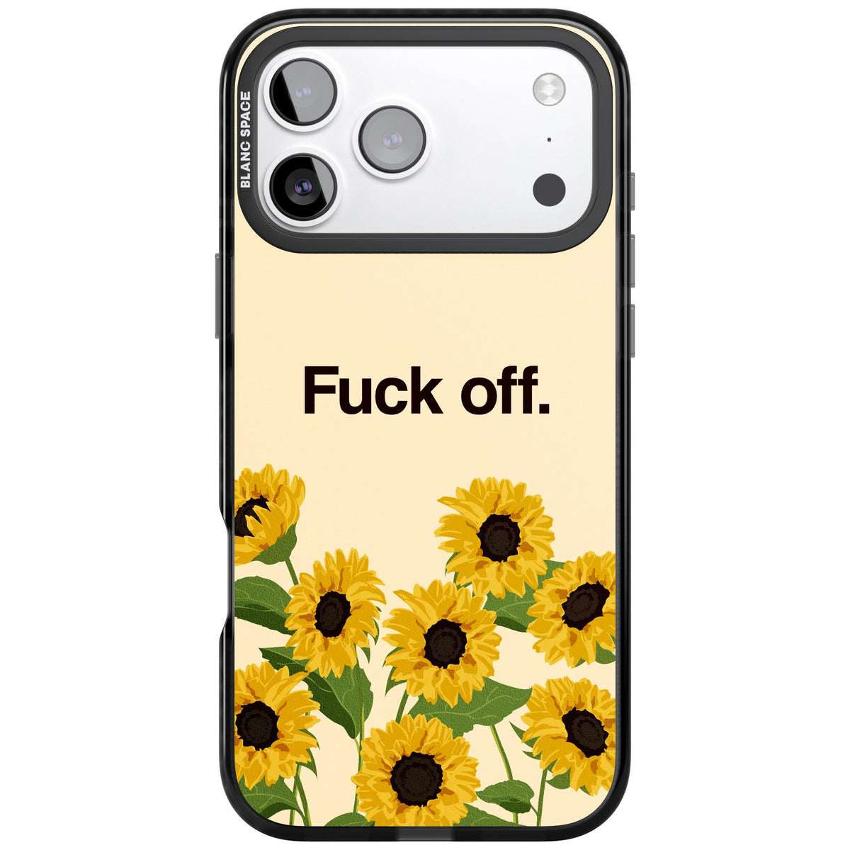 F*ck Off iPhone 17 Pro Max Impact Black Phone Case front