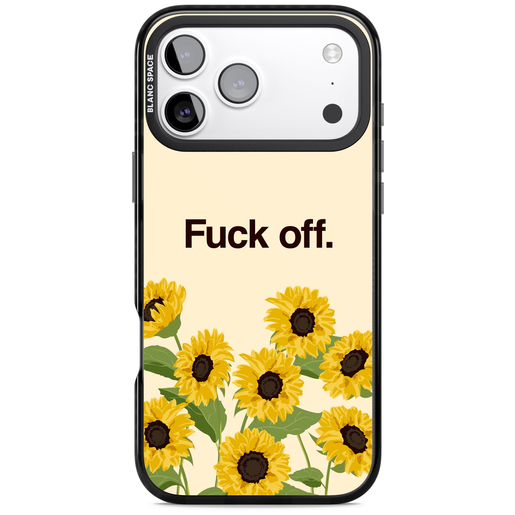 F*Ck Off iPhone 17 Pro Impact Black Phone Case