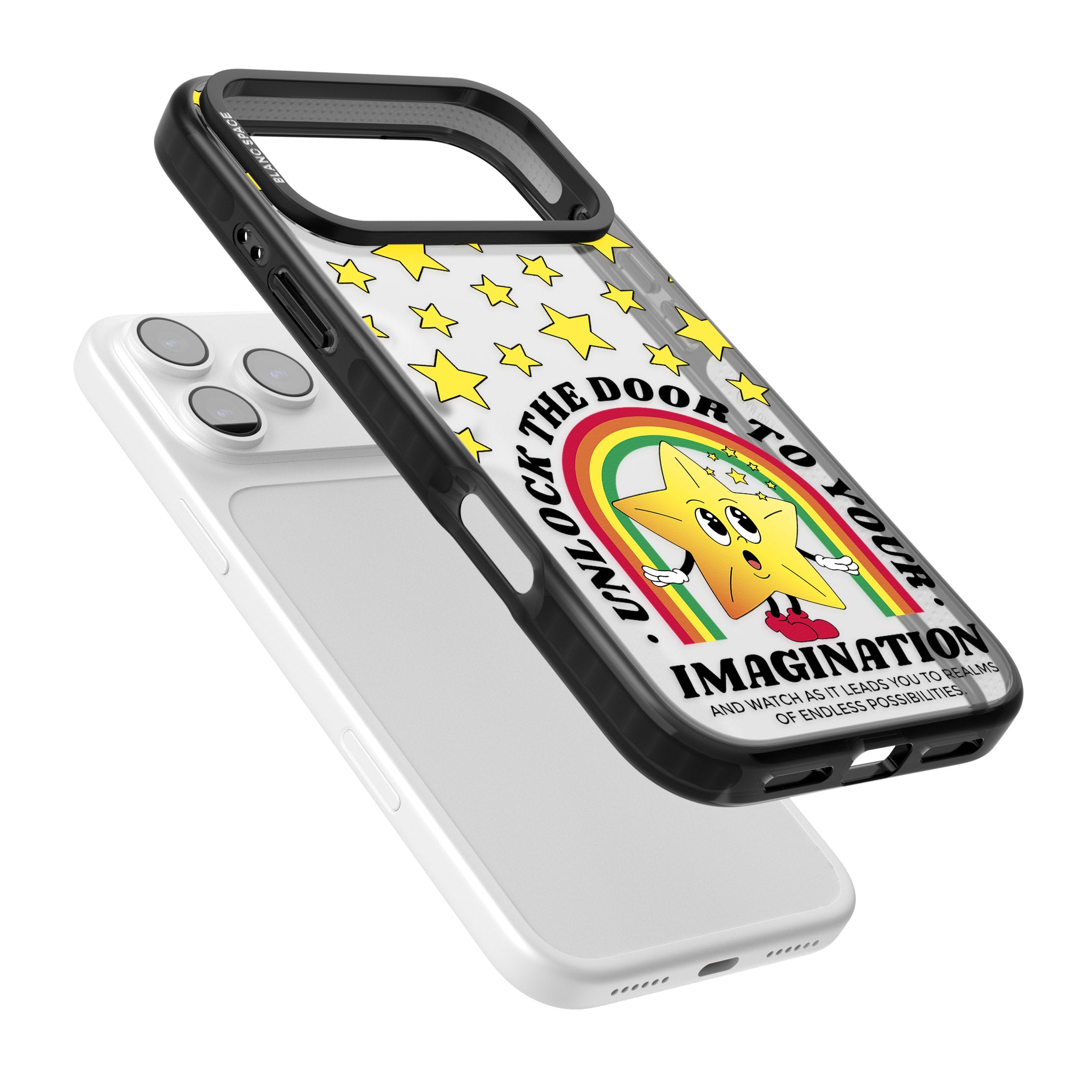 Imagination iPhone 17 Pro Impact Black Phone Case Colours