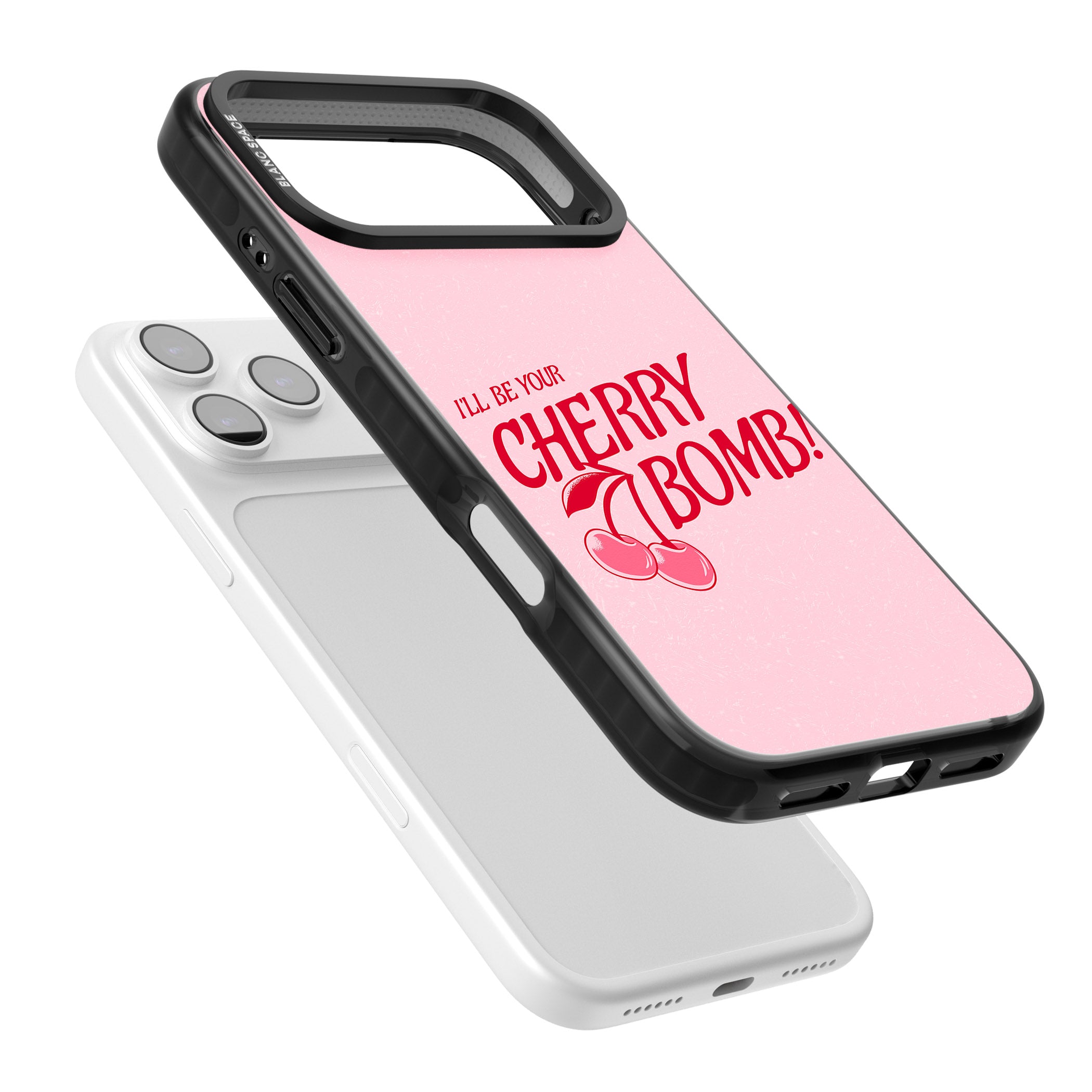 Your Cherry Bomb iPhone 17 Pro Impact Black Phone Case Colours