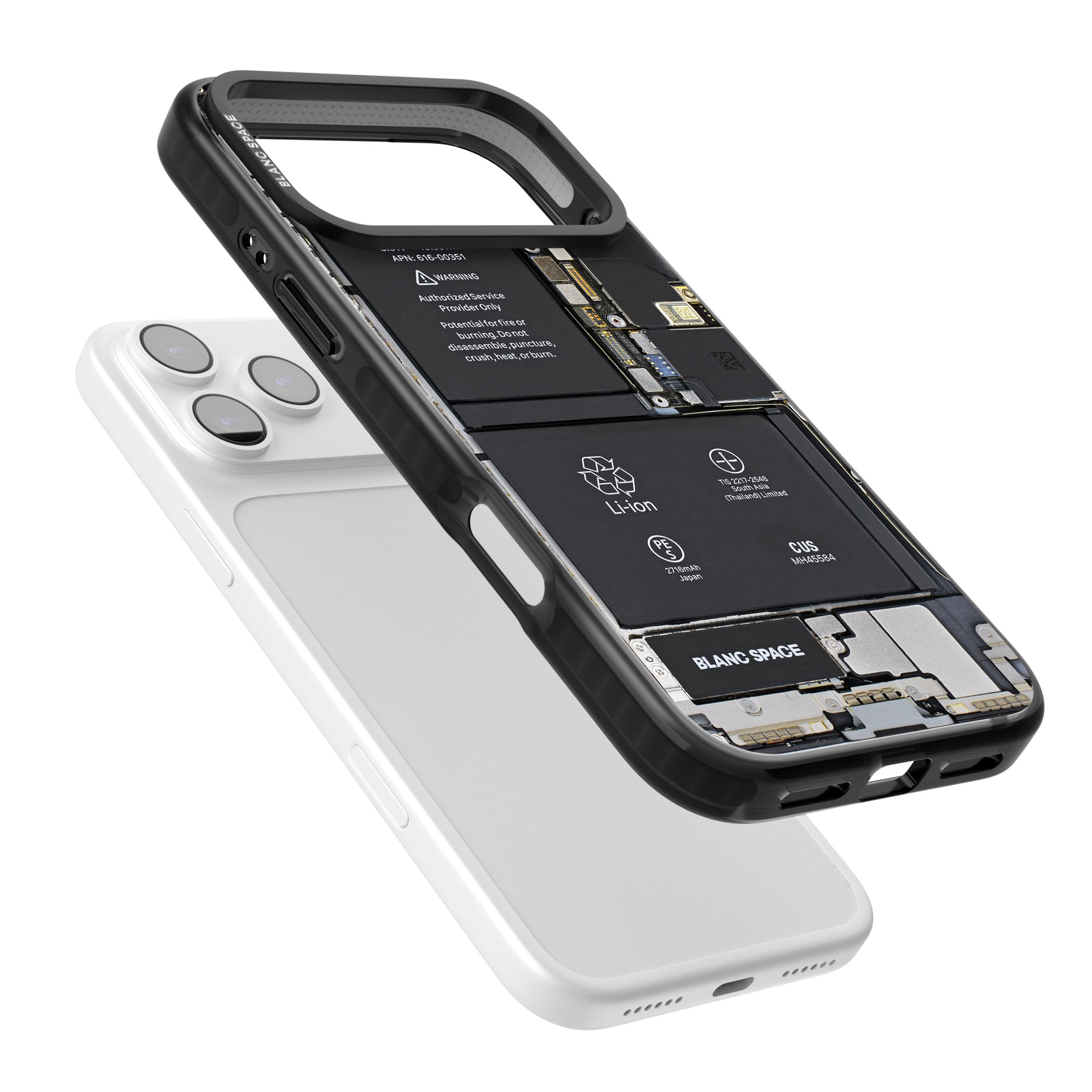 Circuit Board Standard iPhone 17 Pro Impact Black Phone Case Colours