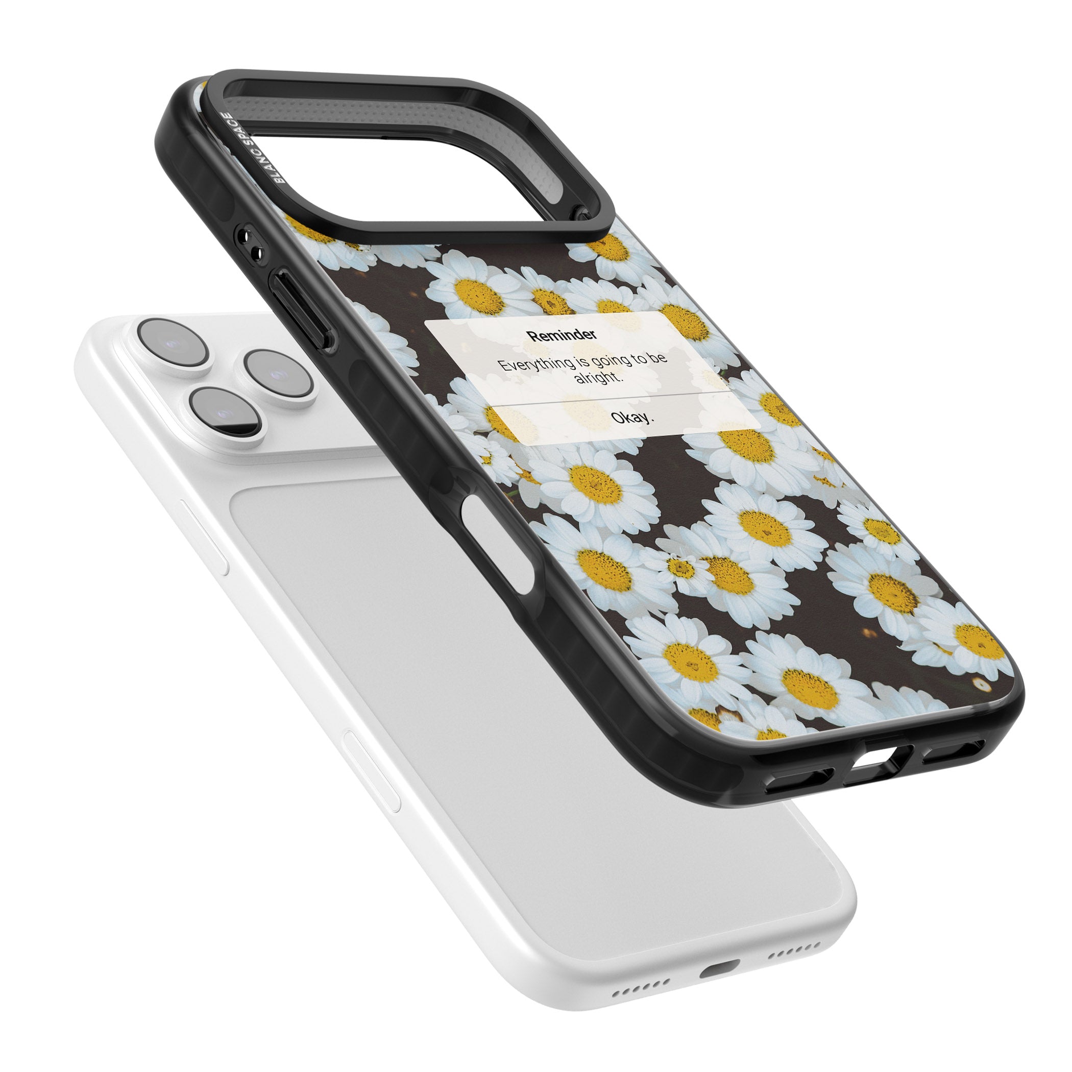 Daisy Reminder iPhone 17 Pro Impact Black Phone Case Colours