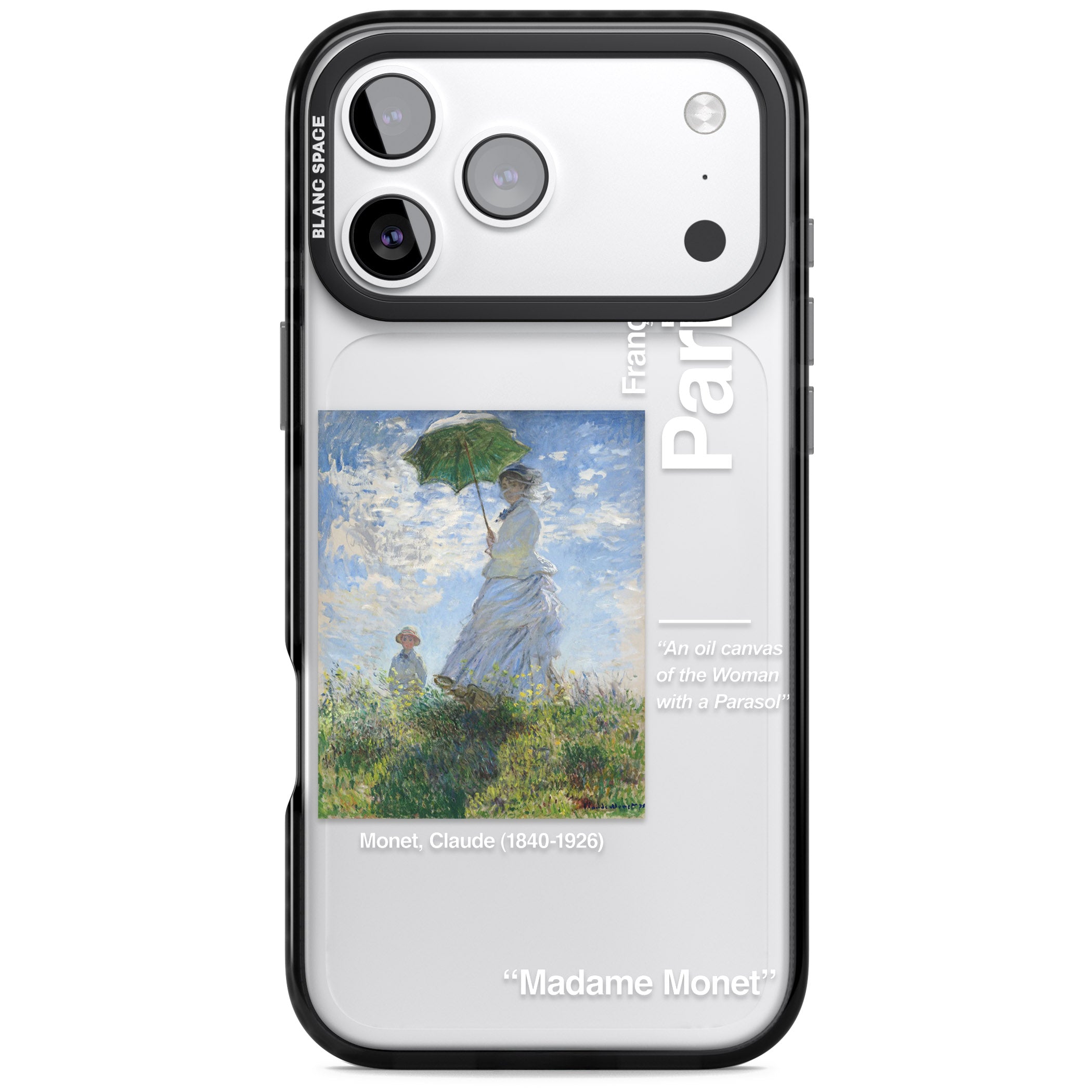 Madame Monet And Her Son iPhone 17 Pro Impact Black Phone Case