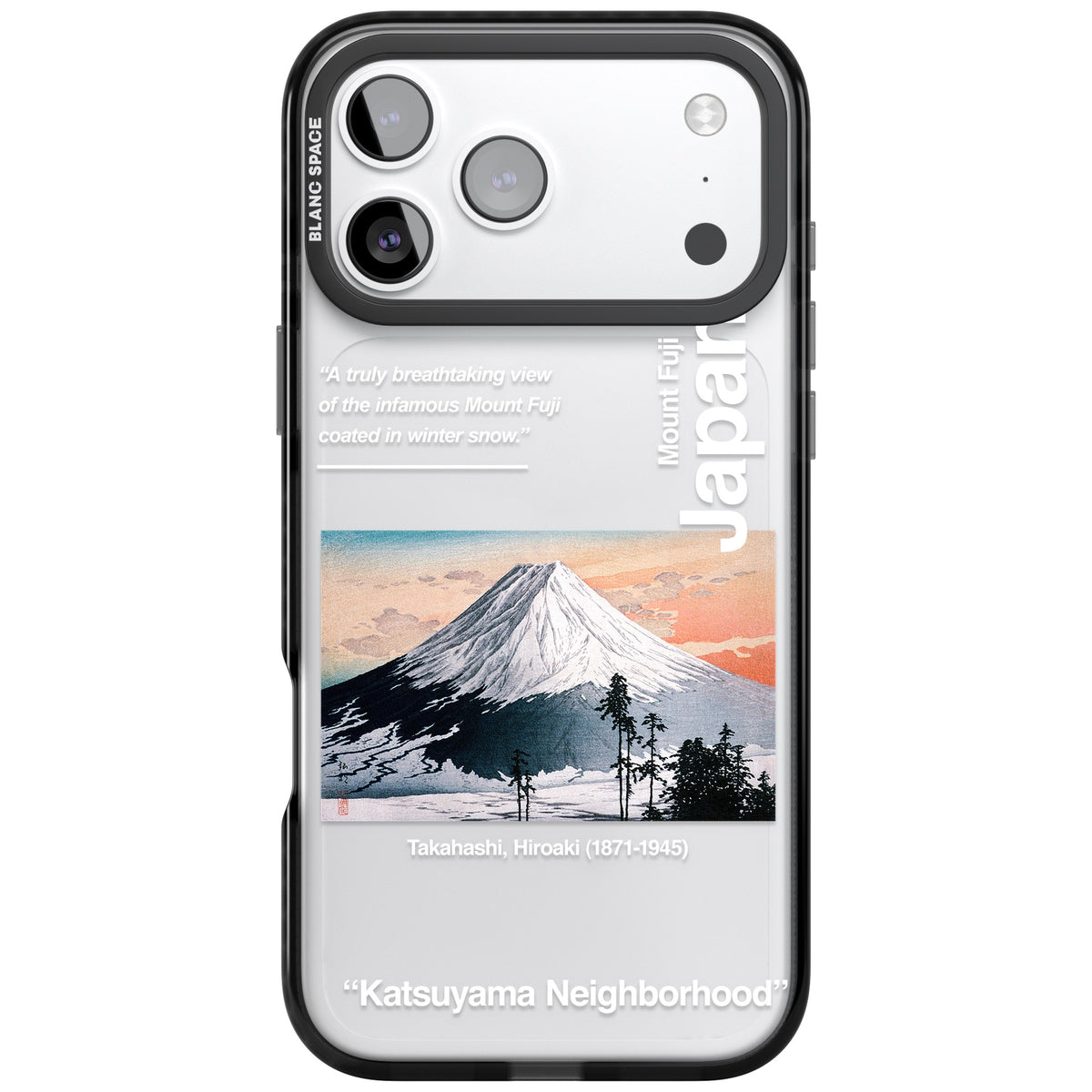 Katsuyama Neighborhood iPhone 17 Pro Max Impact Black Phone Case front