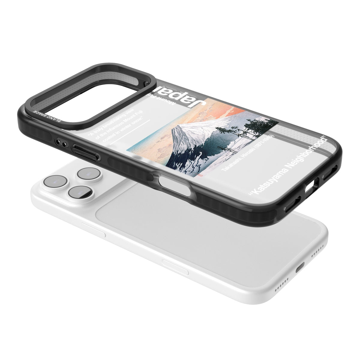 Katsuyama Neighborhood iPhone 17 Pro Max Impact Black Phone Case angled