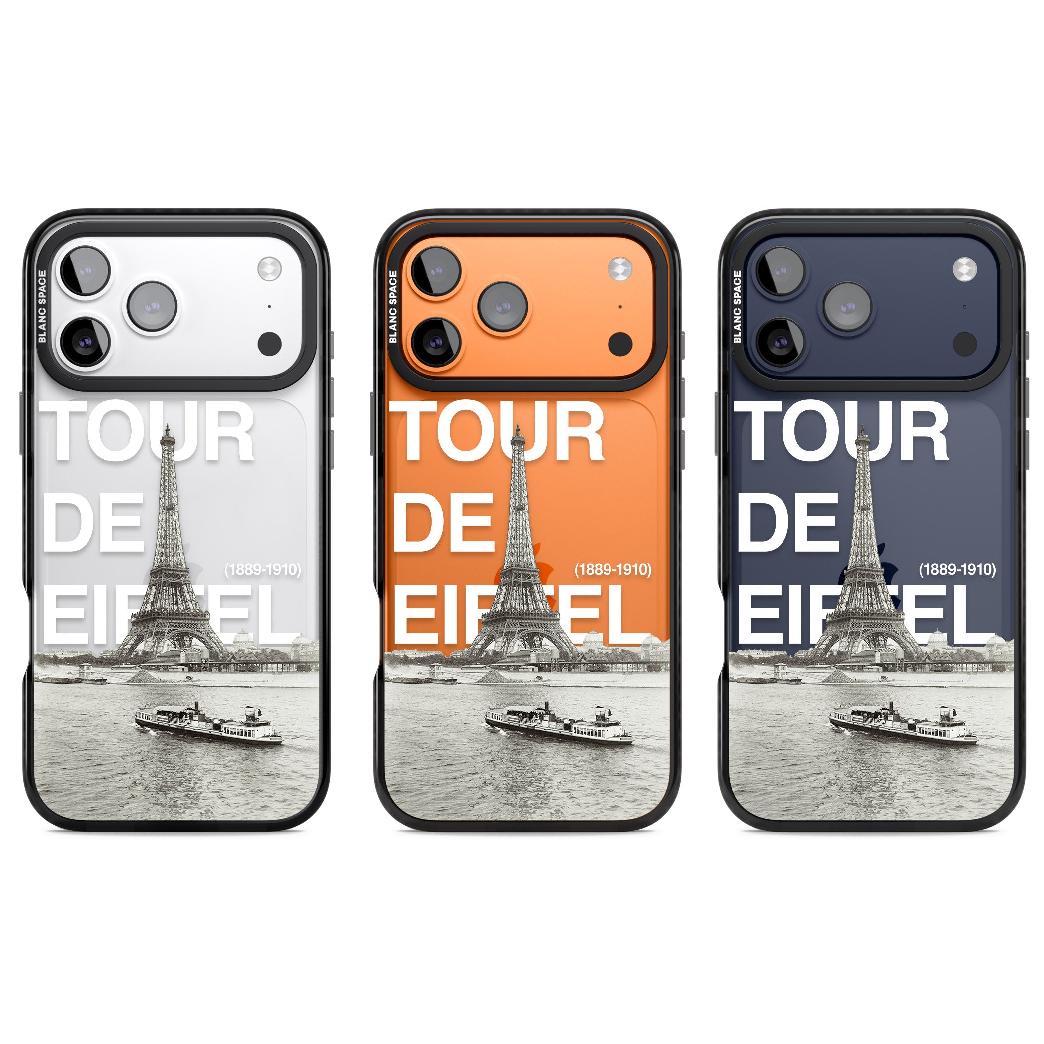 Tour De Eiffel iPhone 17 Pro Impact Black Phone Case APT Impact Protection