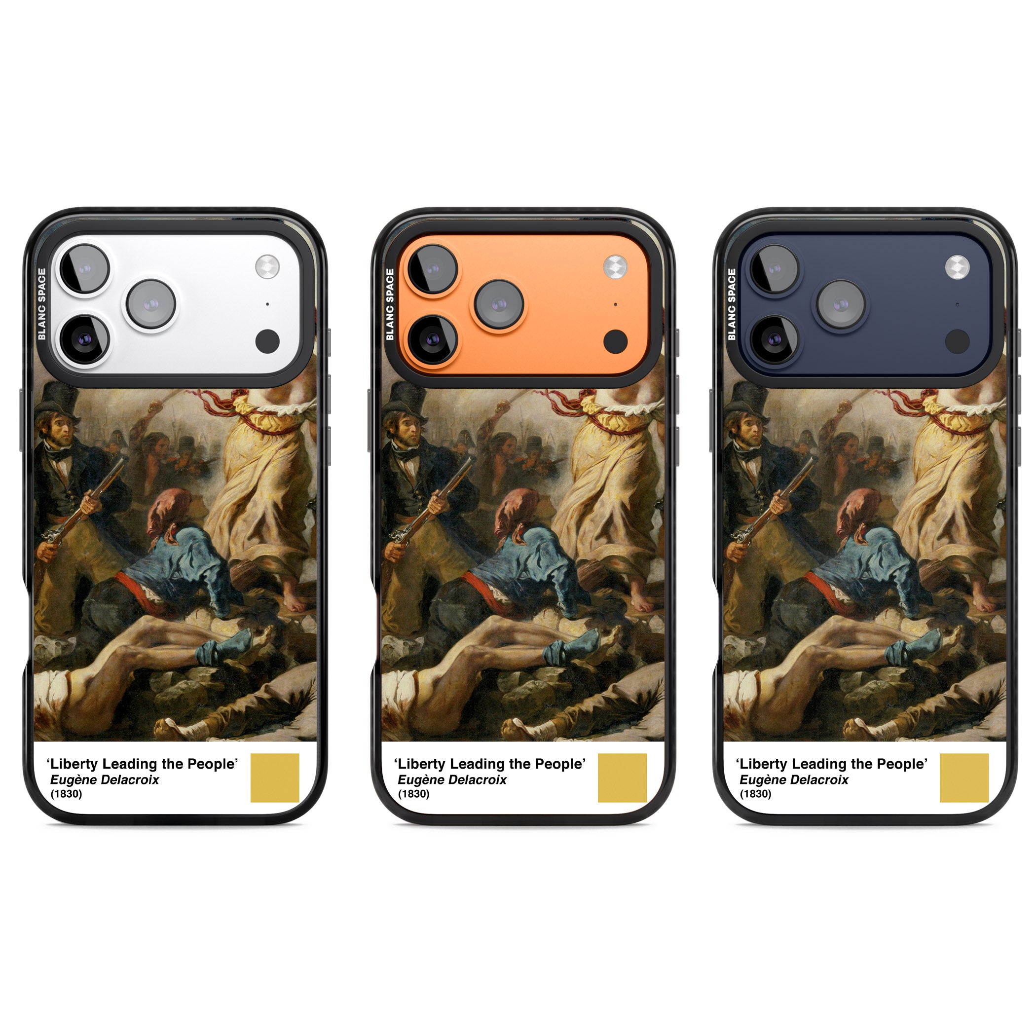 Liberty Leading The People iPhone 17 Pro Impact Black Phone Case APT Impact Protection