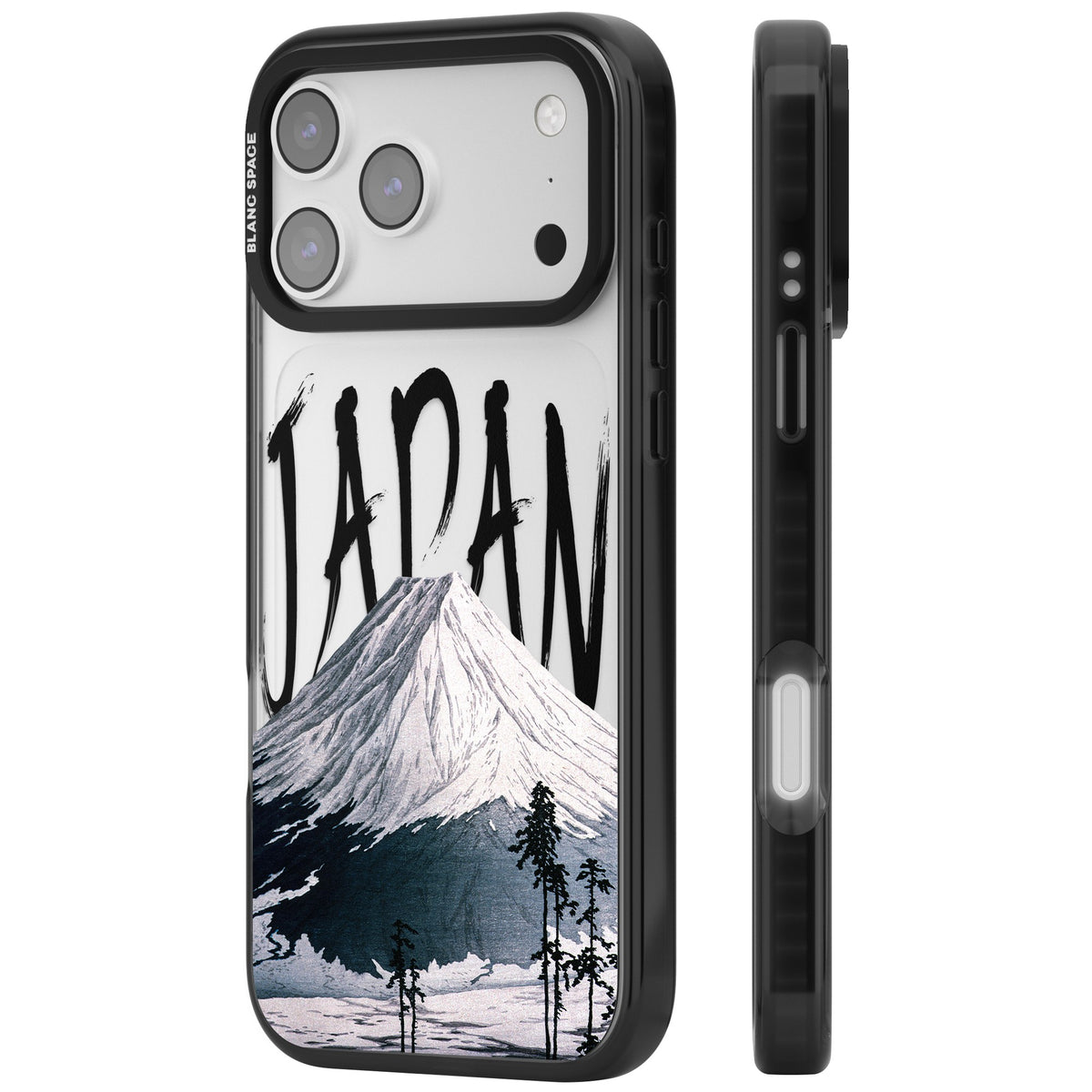 Mount Fuji Cutout iPhone 17 Pro Max Impact Black Phone Case side