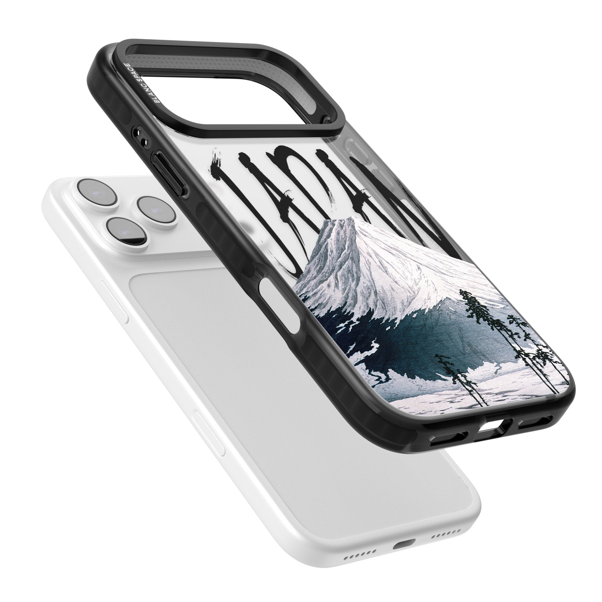 Mount Fuji Cutout iPhone 17 Pro Impact Black Phone Case Colours