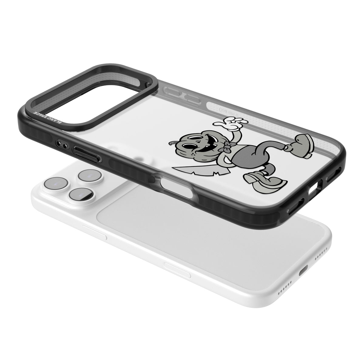 Jack O' Slasher iPhone 17 Pro Max Impact Black Phone Case angled